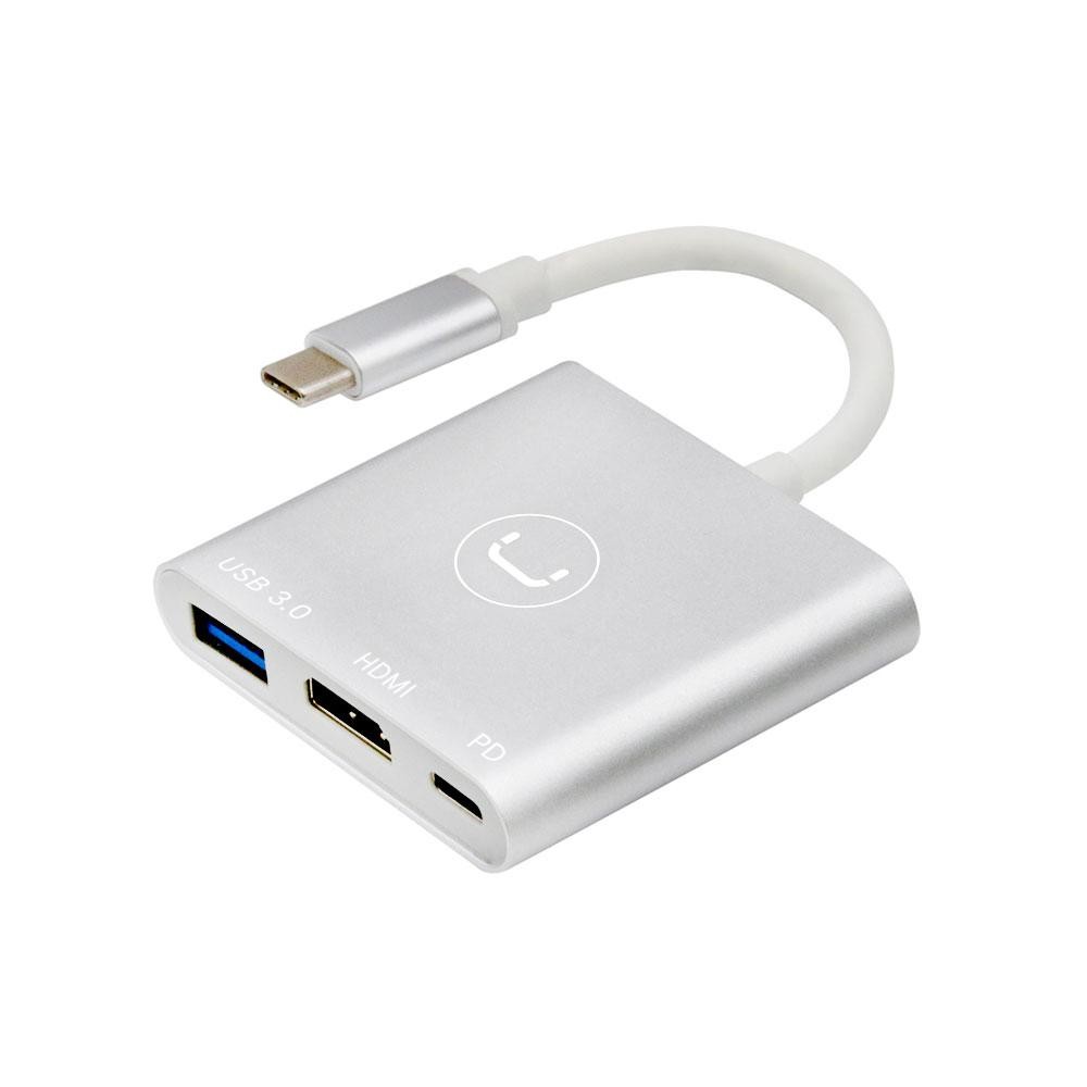 impresoras y scanners - HUB TIPO C 3 EN 1 (USB 3.0-HDMI-PD) UNNO 0