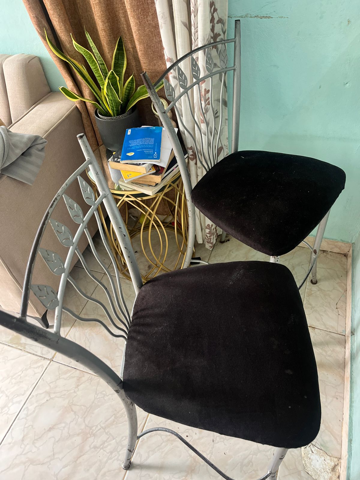 muebles y colchones - SILLAS ALTAS DE DESAYUNADOR  2