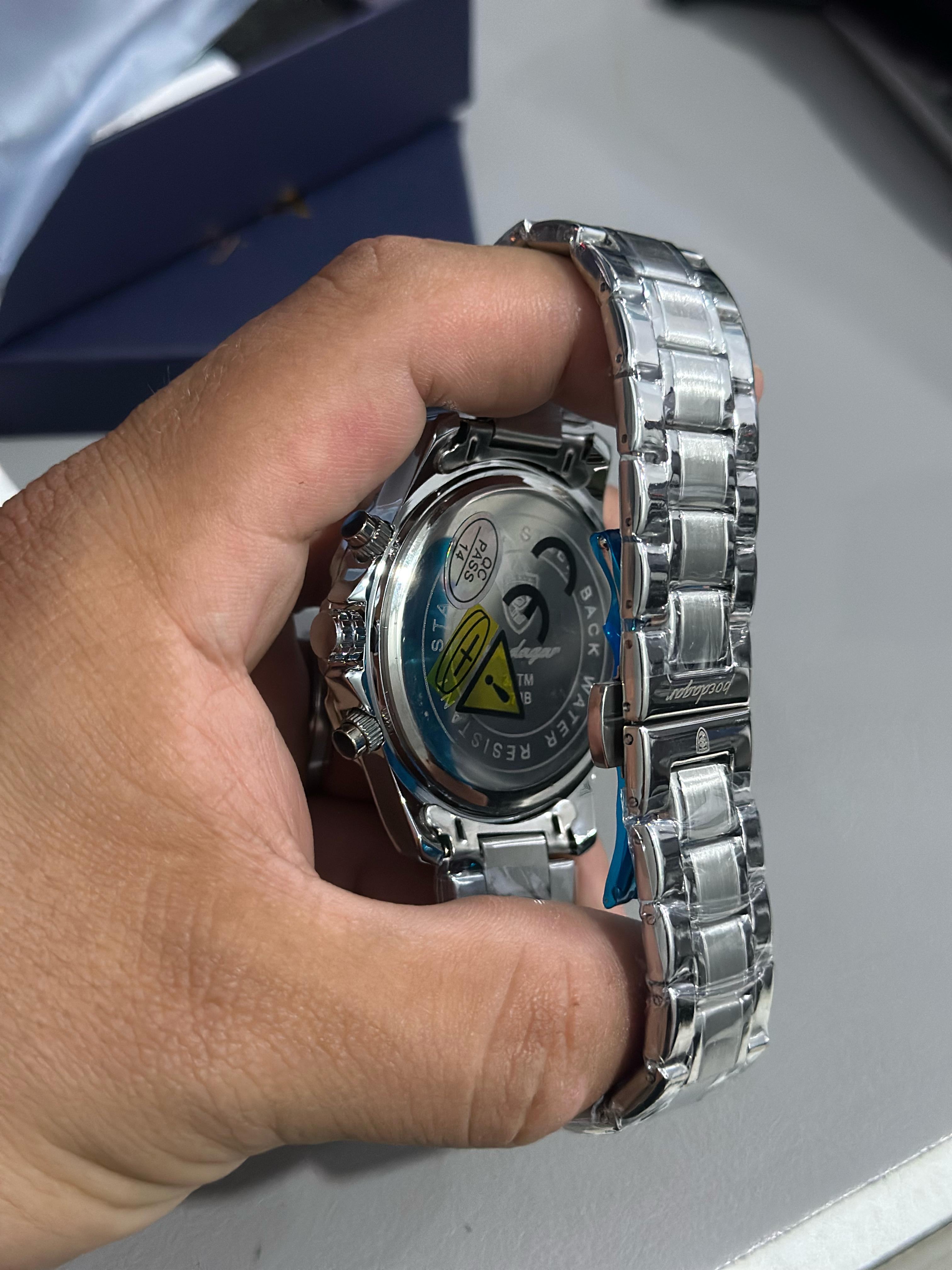 joyas, relojes y accesorios - Reloj de cuarzo con cronógrafo para caballero  2