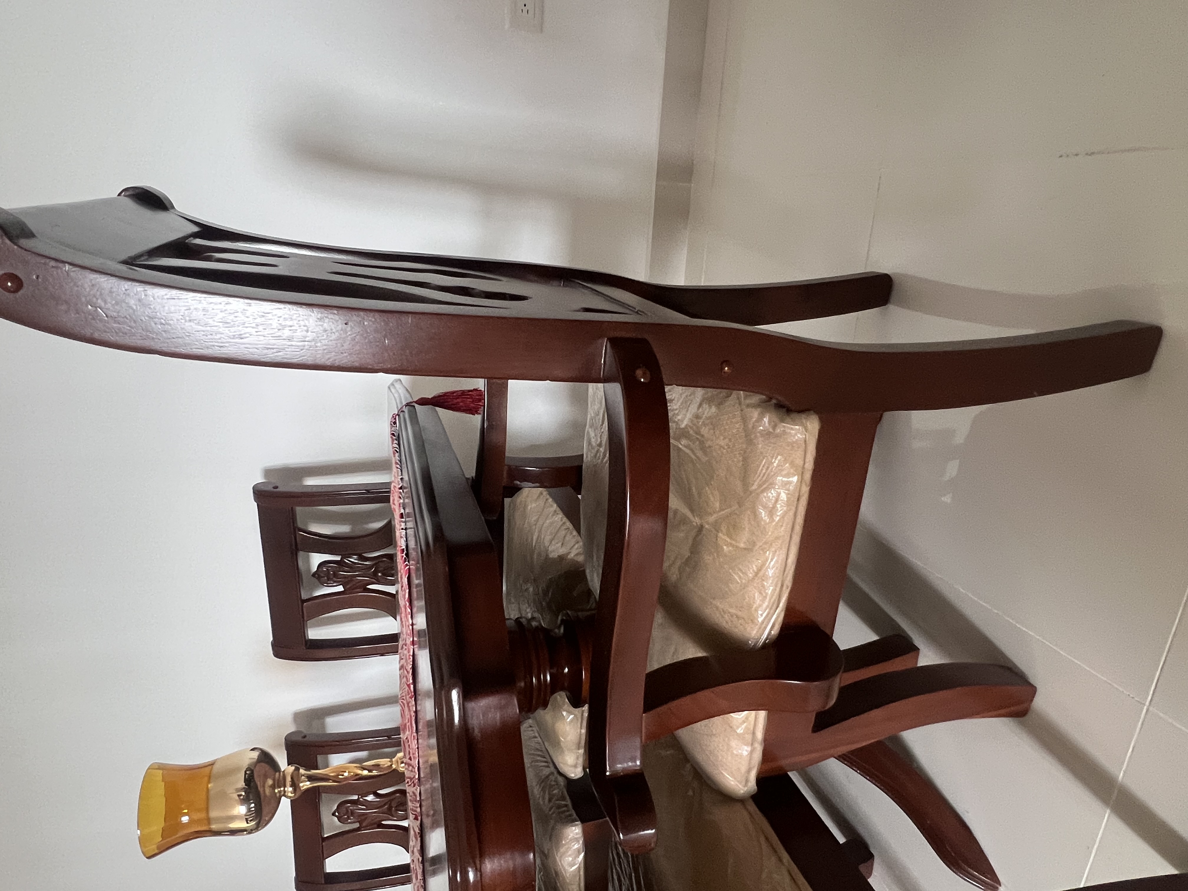 muebles y colchones - Comedor caoba 6 sillas 1