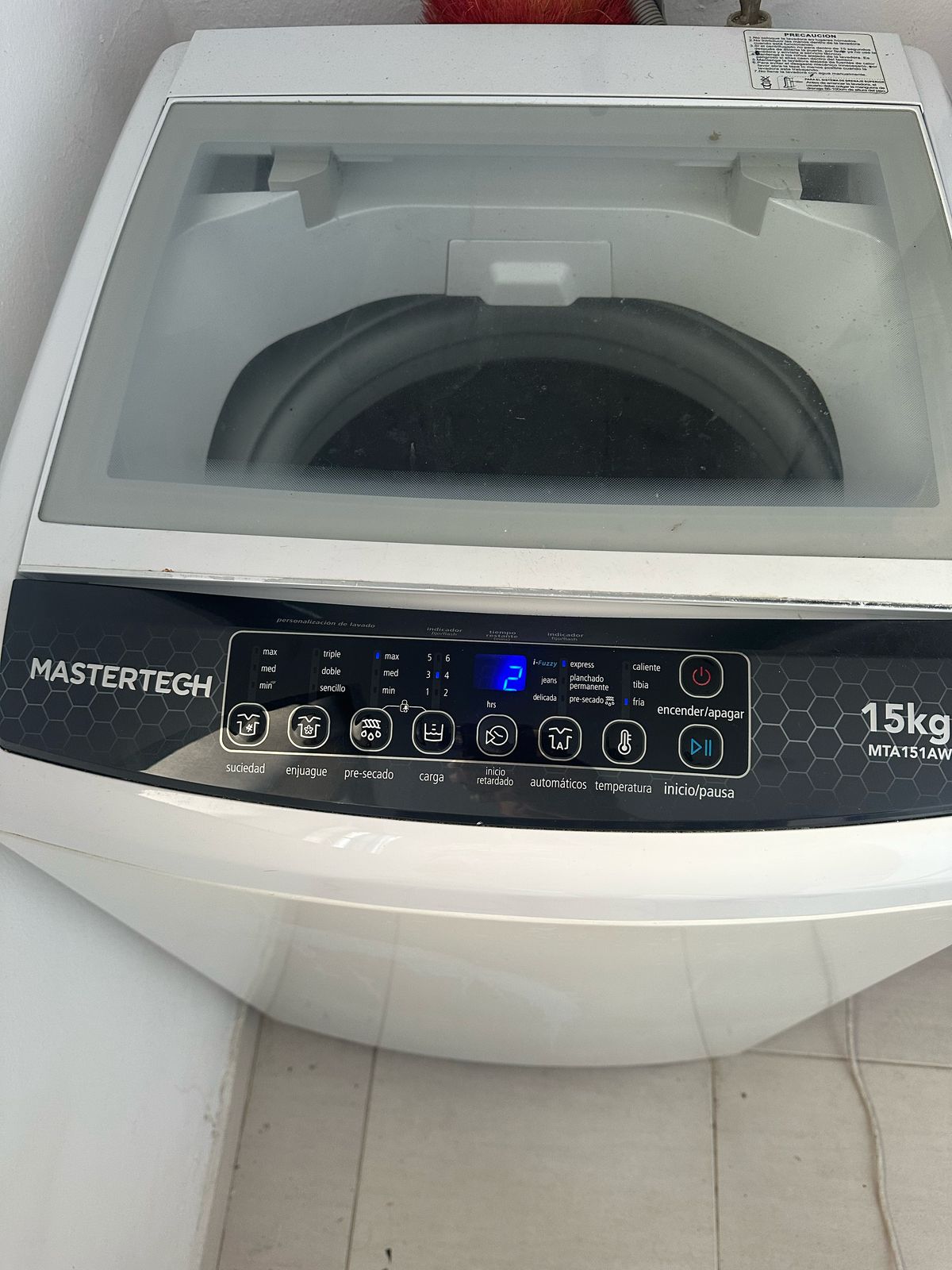 electrodomesticos - Venta de lavadora Mastertech 15 Kg