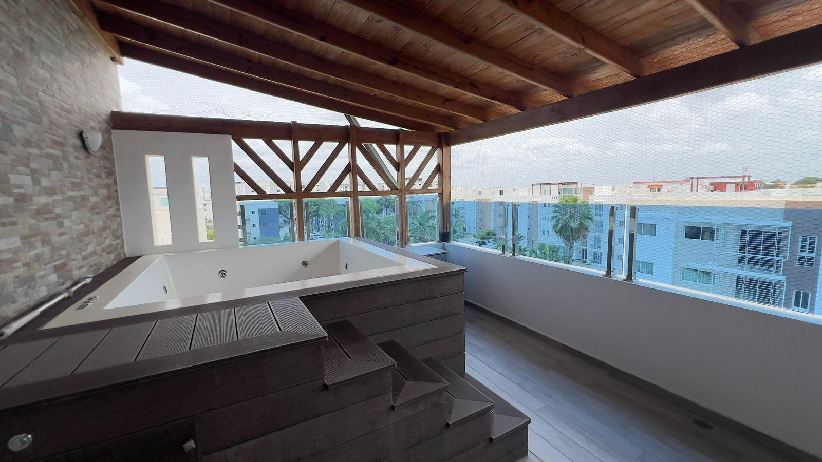 apartamentos - Penthouse en Venta en Tecasa Dorado V con Terraza y Jacuzzi – Santiago RD 9