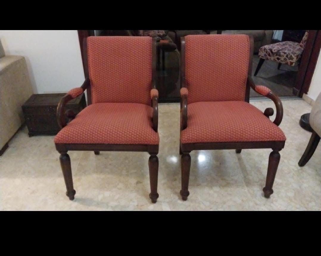 muebles y colchones - Butacas en Caoba