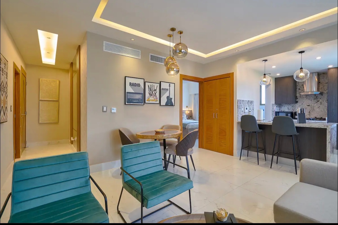 apartamentos - Moderno apartamento con muy poco uso/amueblado- Venta sin intermediarios!  2