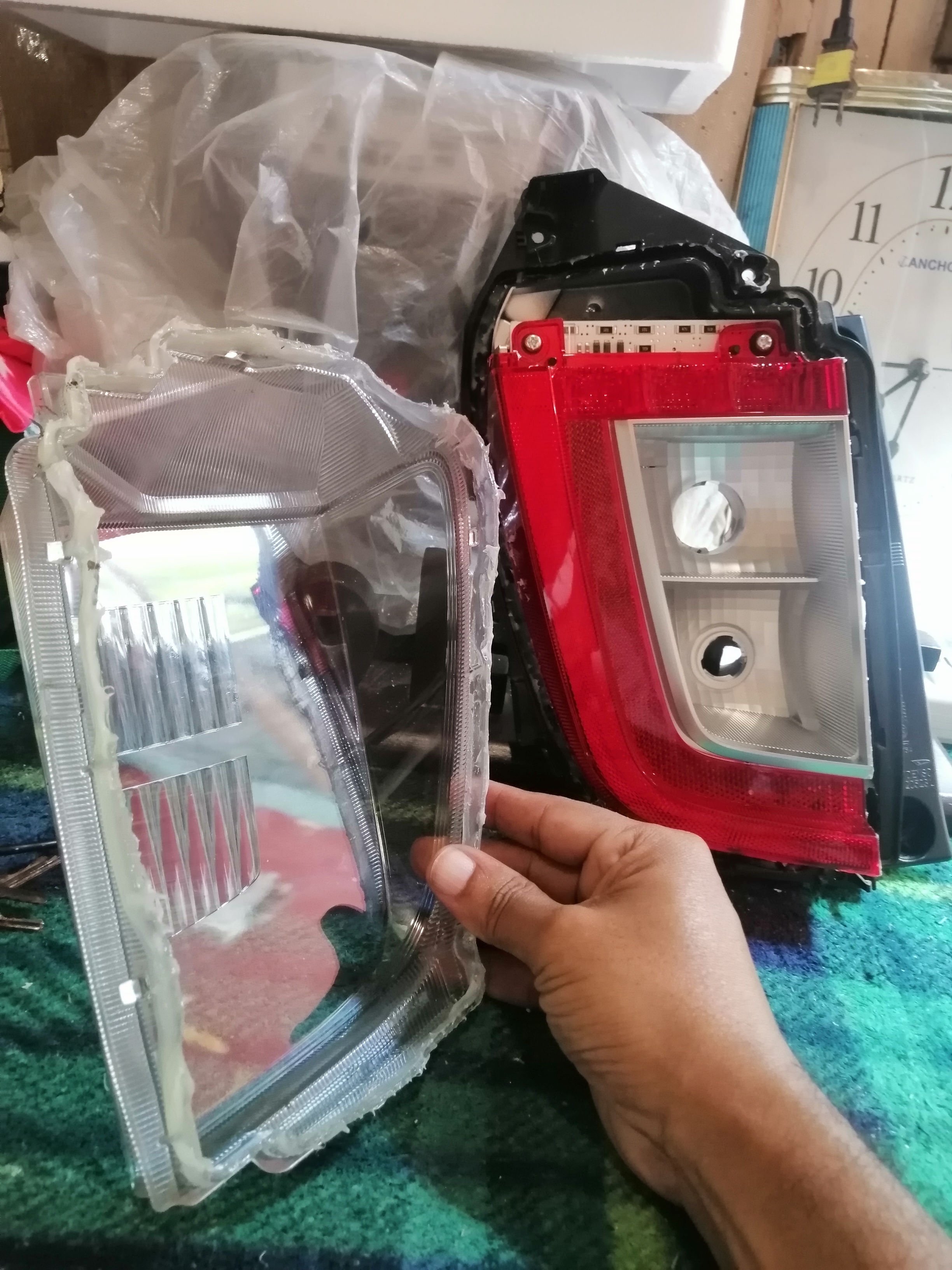 repuestos - cambiamos el cristal roto de la mica daihatsu mira 0