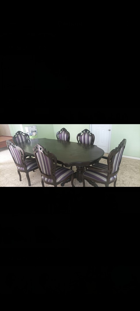 muebles y colchones - Vendo Juego de Comedor en caoba 5