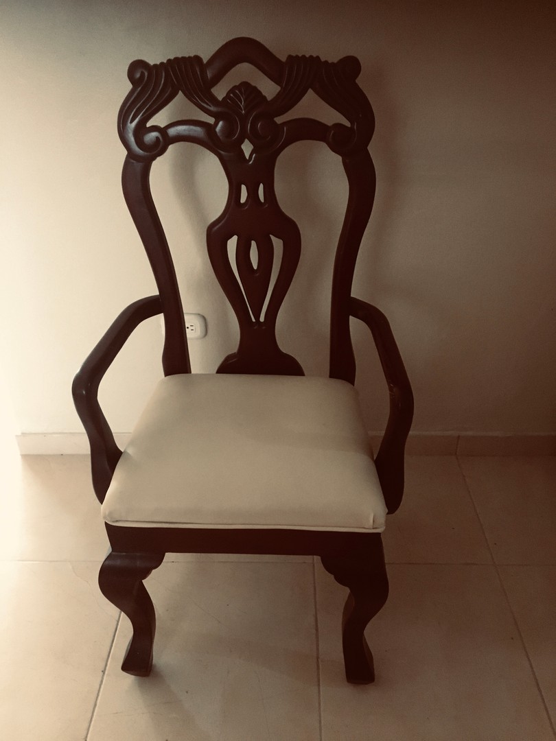 muebles y colchones - VENDO JUEGO DE COMEDOR DE SEIS SILLAS 3