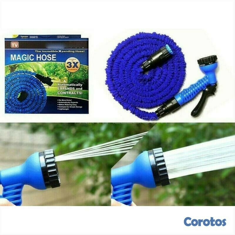 herramientas, jardines y exterior - Manguera expandible  potente de nuevo diseño con pistola gratis - 150 pies. 3