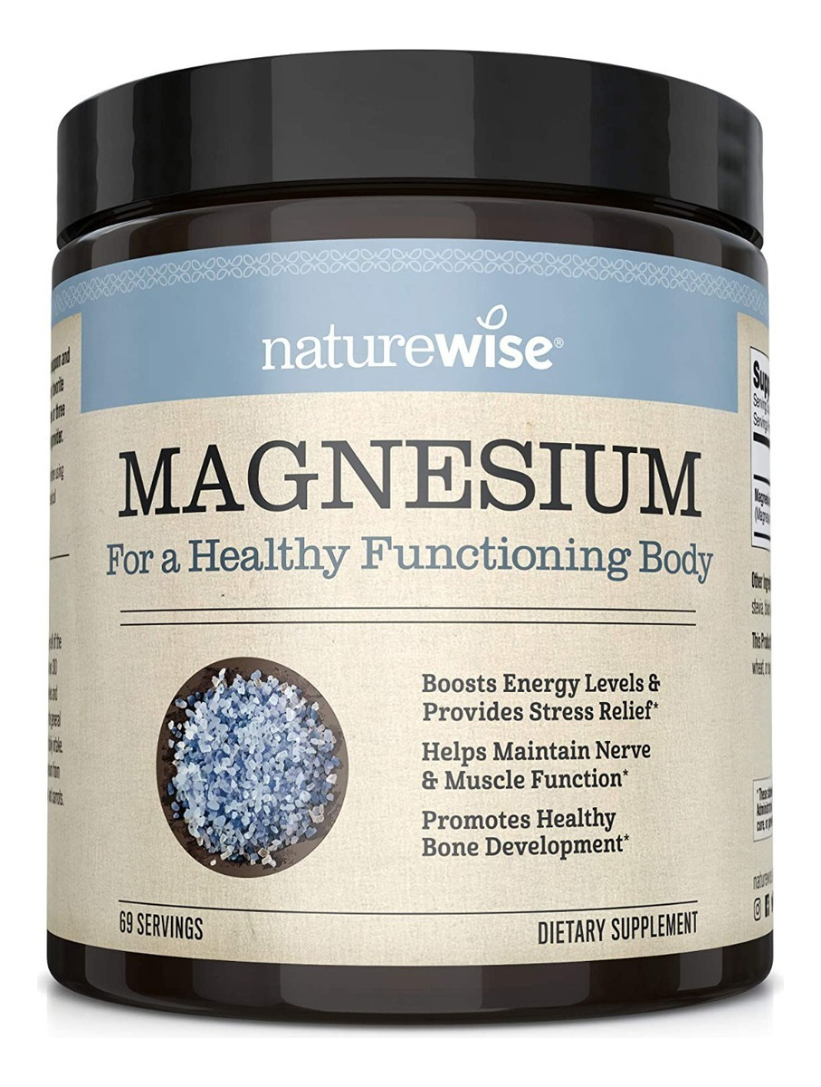 Salud y Equipamiento Médico - Magnesio Polvo 325mg Naturewise 0