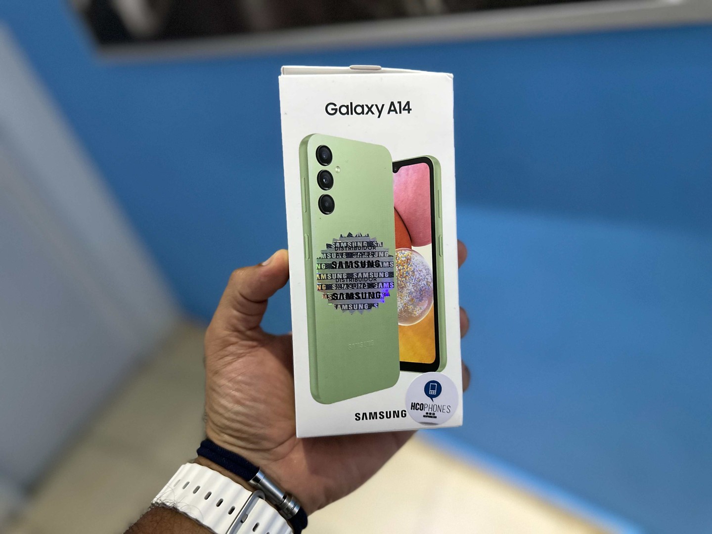 celulares y tabletas - Samsung Galaxy A14 128GB Green Nuevos, Desbloqueados, RD$ 9,600 NEG/ TIENDA!!!