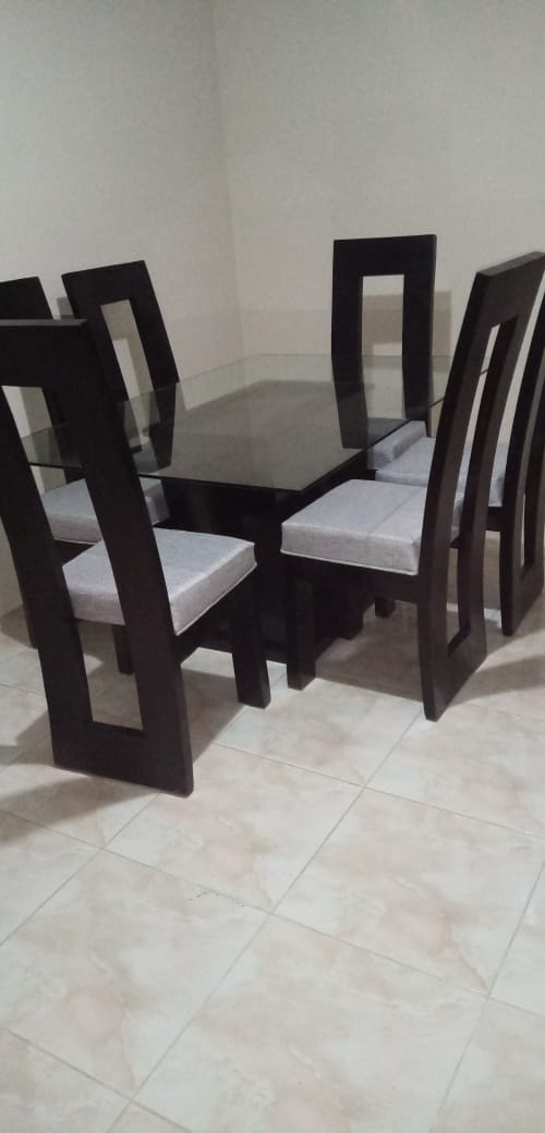 muebles y colchones - Comedor 6 sillas Pino Tratado 0