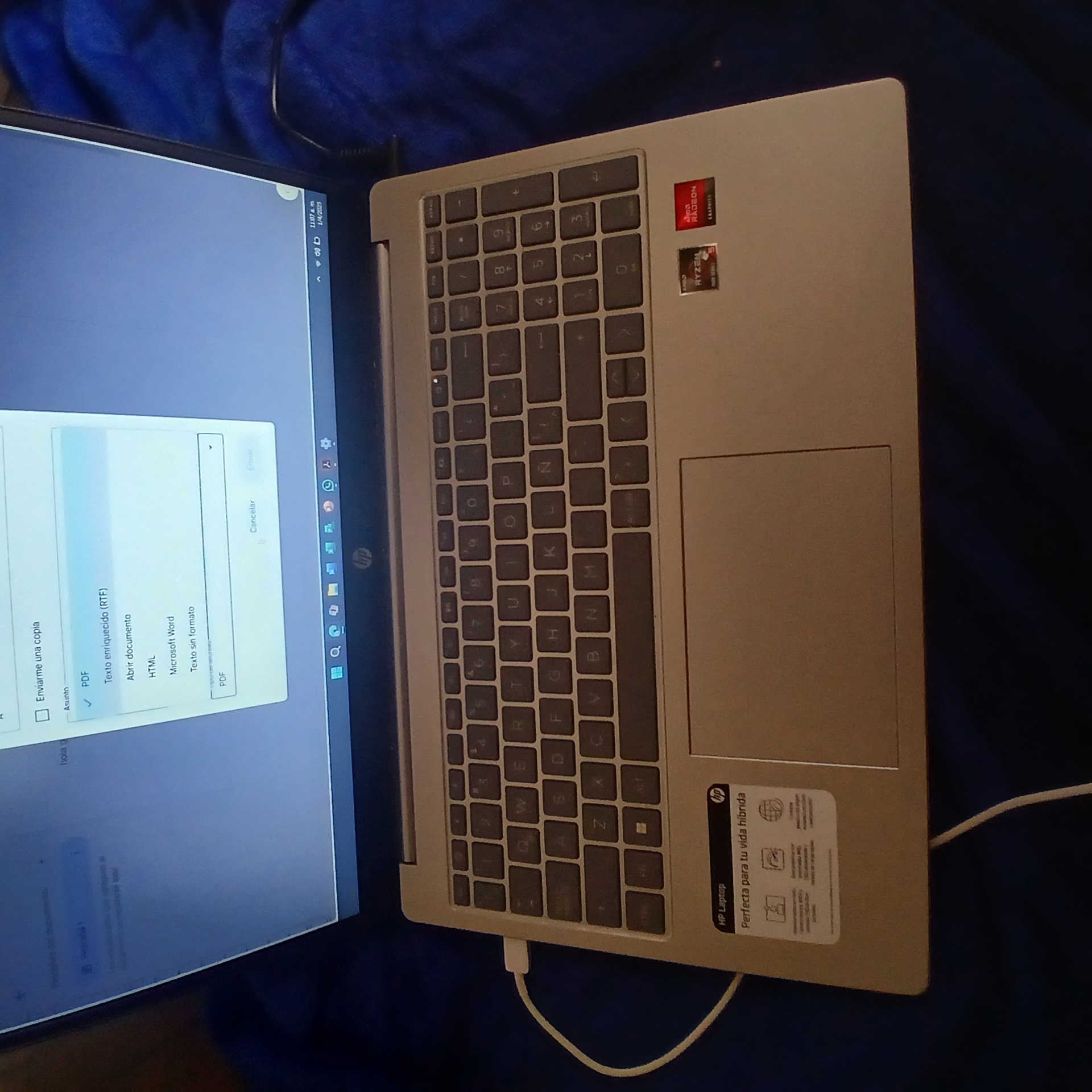 computadoras y laptops - Hp hp ryzen 5 7520u 16gb ram 3