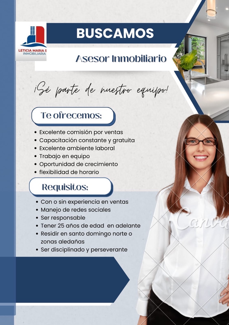 empleos disponibles - Se solicita Agente Inmobiliario. 0