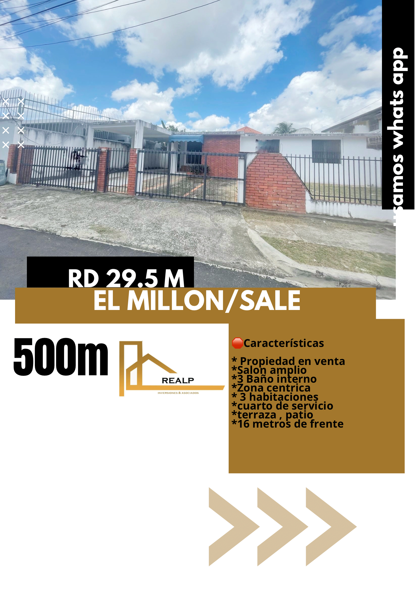 casas - Propiedad en venta en el millon 