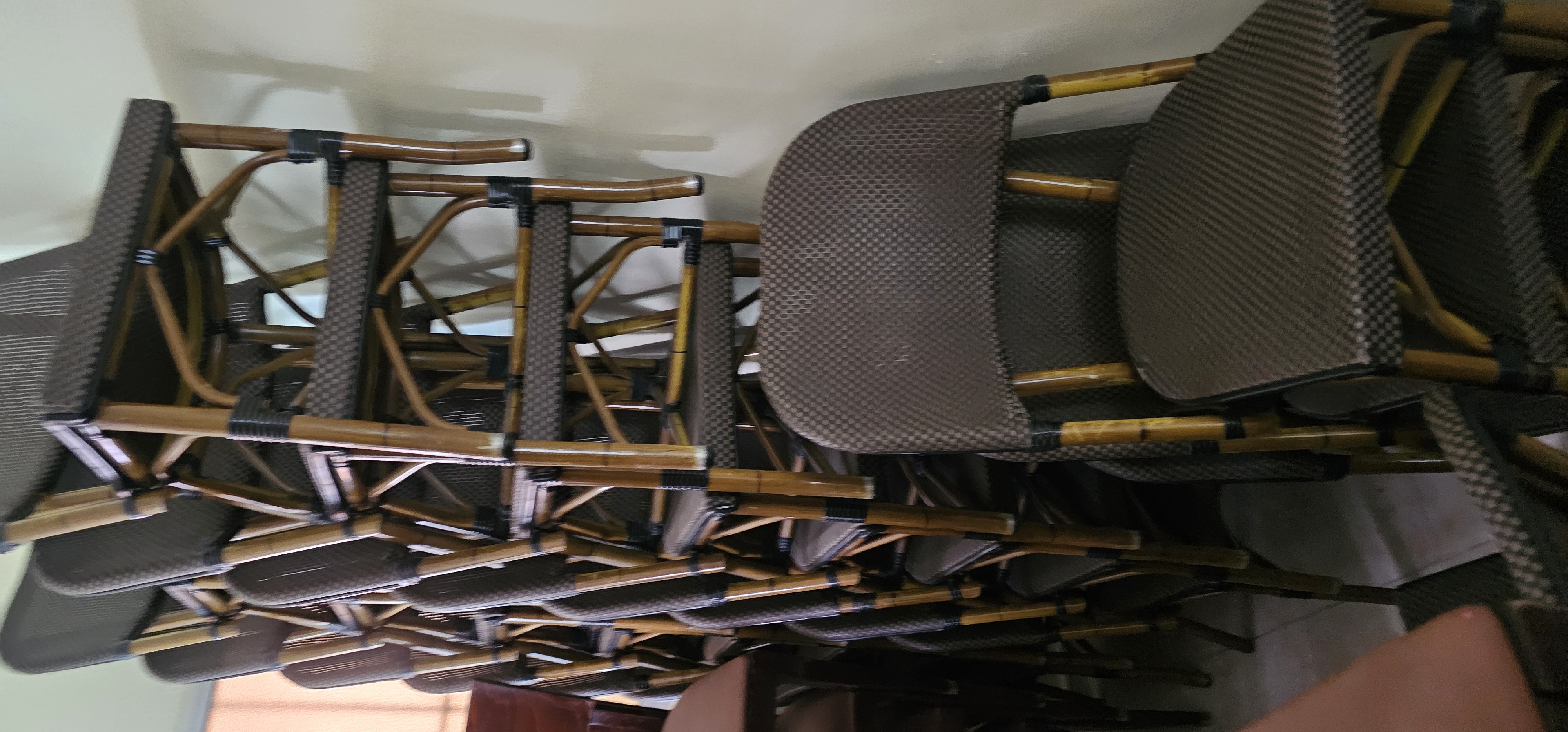 muebles y colchones - Sillas de bambu para exteriores o interiores  2