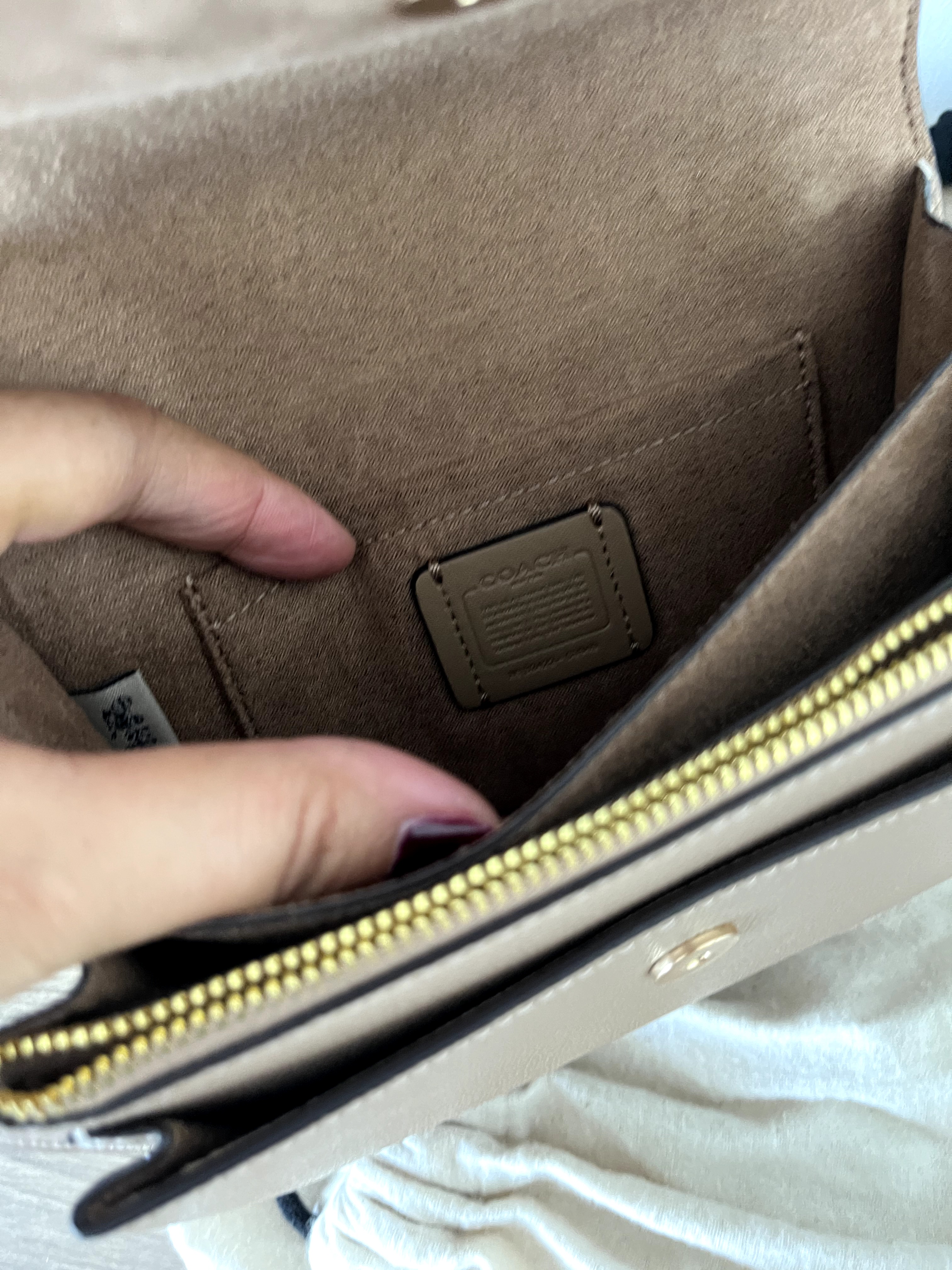 carteras y maletas - Crossbody Mini Klare Coach – Beige 3
