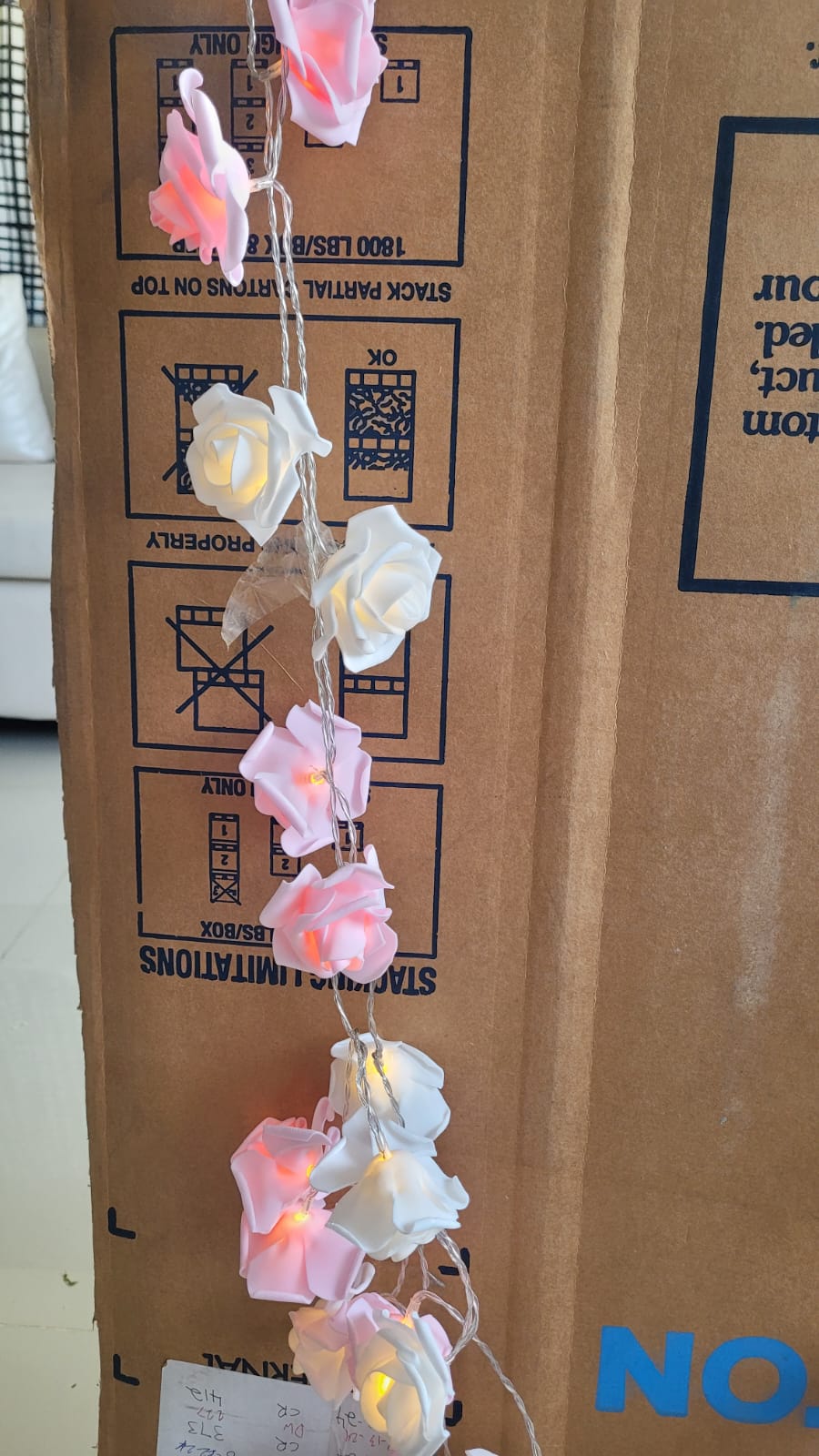 decoración y accesorios - Extensión de Flores con luces  4