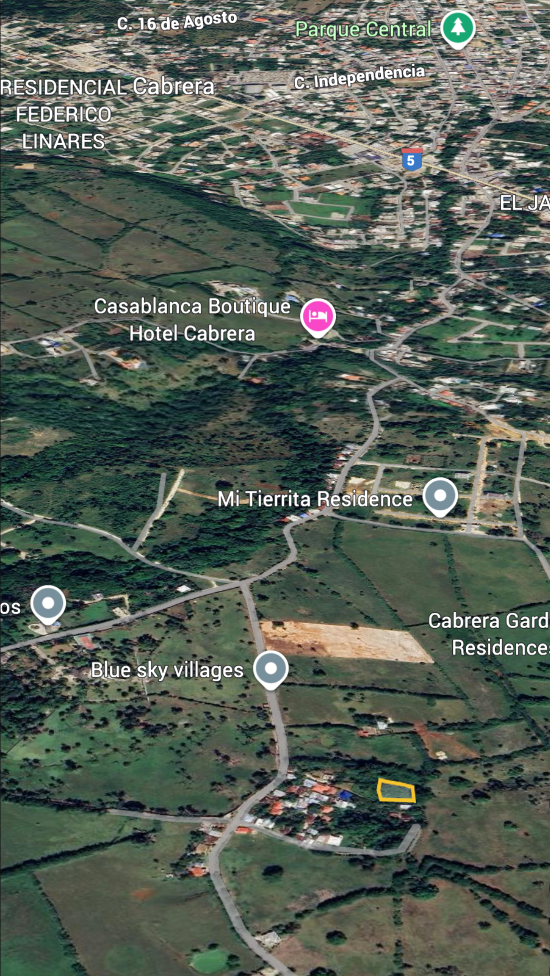 solares y terrenos - Solar en Los valles, Cabrera a 3km de malecón  1