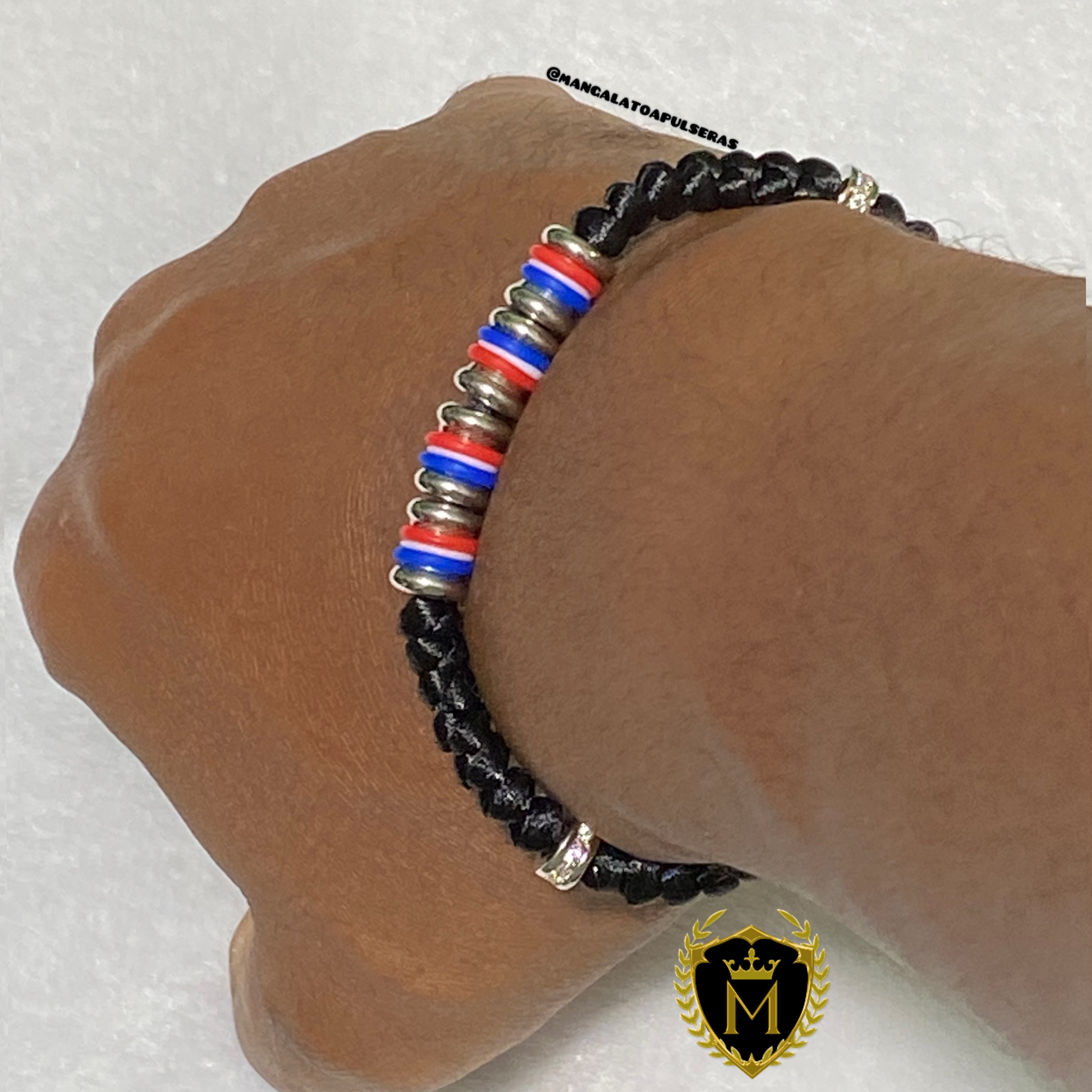 joyas, relojes y accesorios - pulsera artesanal y acero inoxidable  3