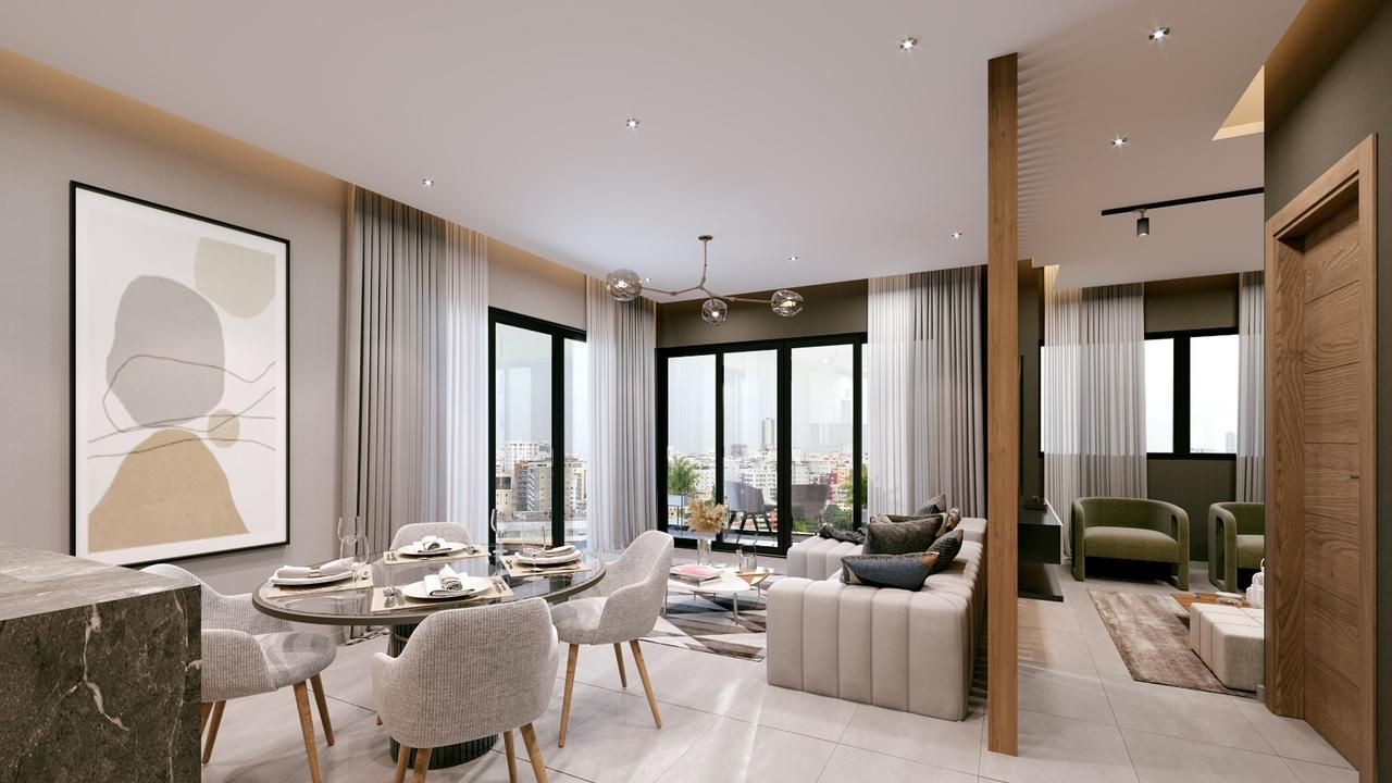 apartamentos - 3 habitaciones en PREVENTA en Naco
Hermoso proyecto residencial ubicado en Naco
 2