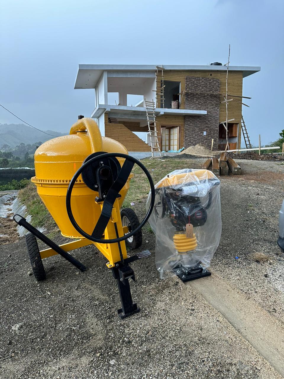 equipos profesionales - TROMPO LIGADORA DE CONCRETO, FUNDA Y MEDIA Gasolina o Diesel(PROFESIONAL)