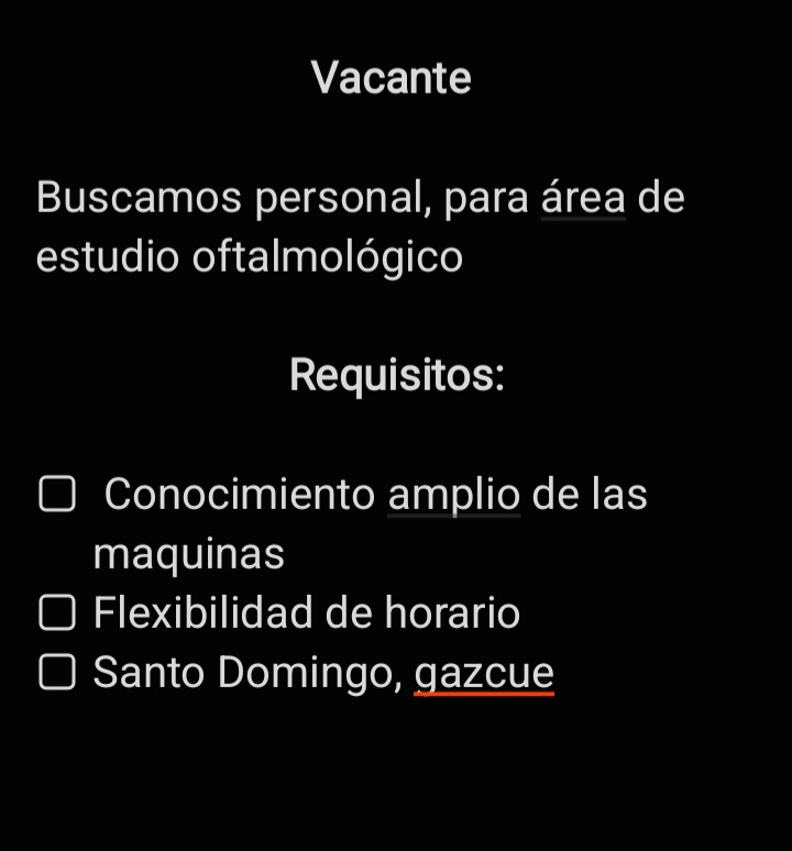 empleos disponibles - Vacante para el área de equipos oftalmológicos  0