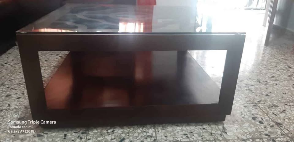 muebles y colchones - Mesa caoba para sala 5