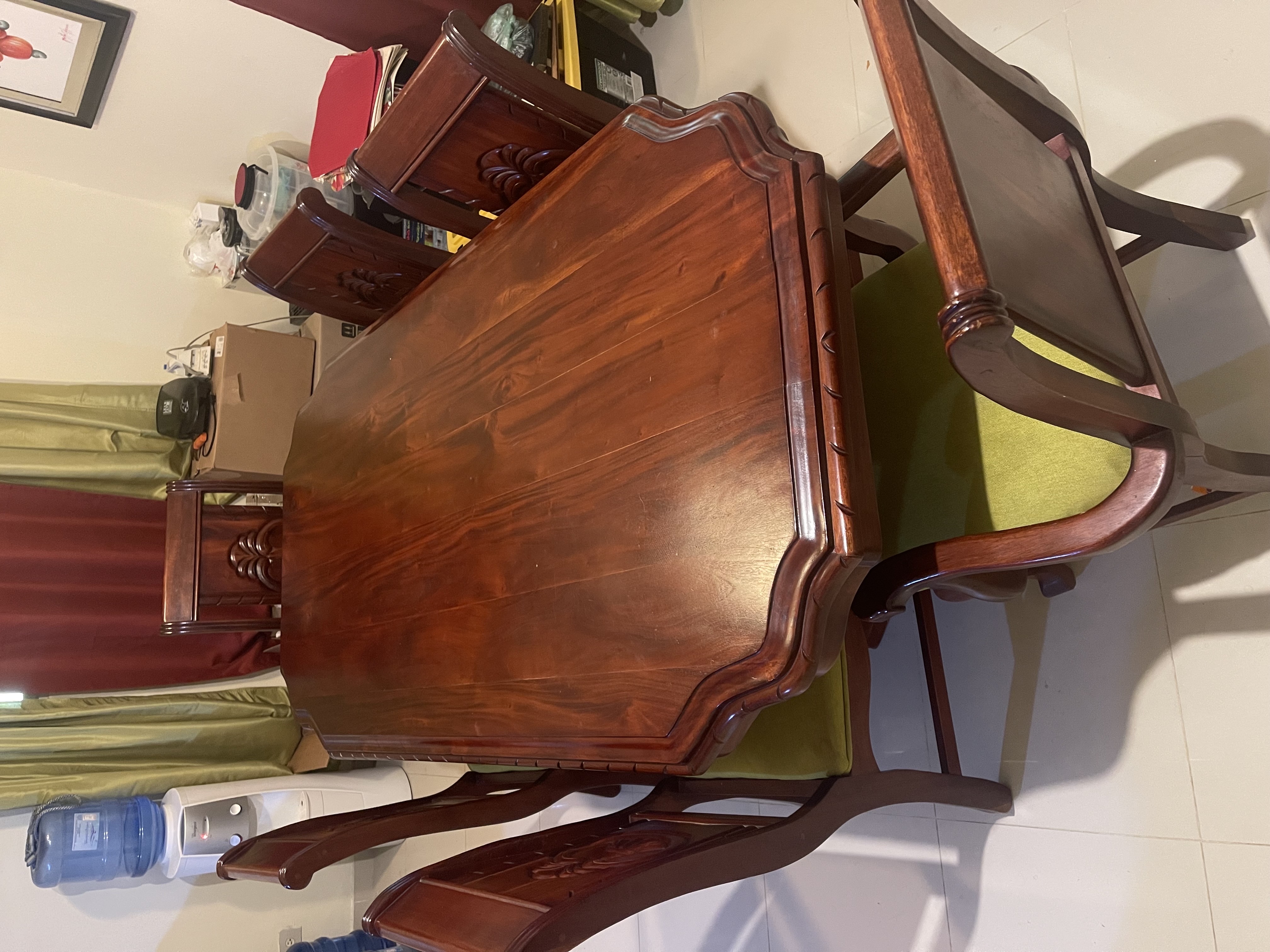 muebles y colchones - Comedor de 6 sillas de Andiroba 0