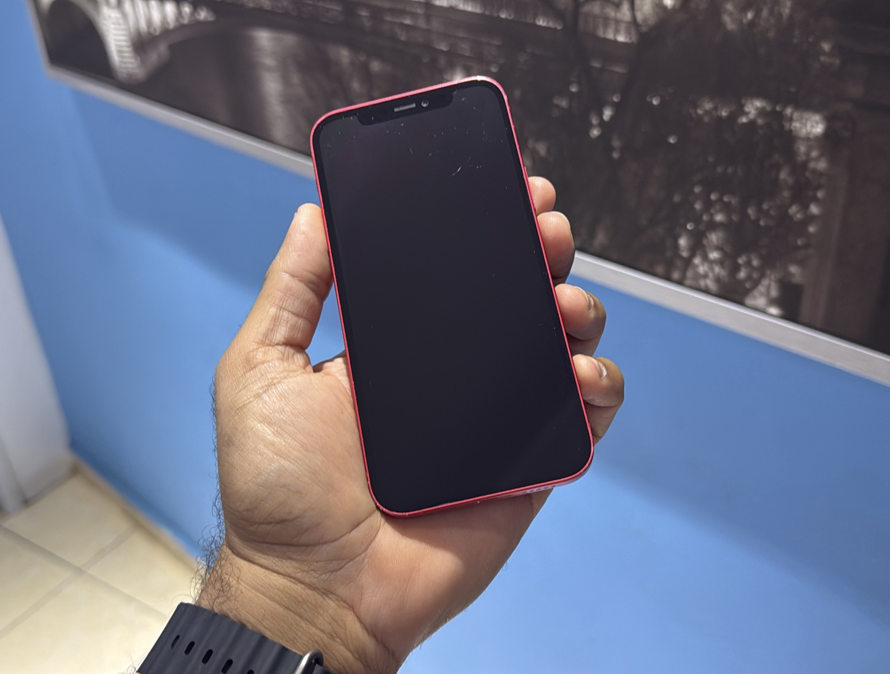 celulares y tabletas - iPhone 12 Normal 64GB Red Usado, Desi RD$ 15,800 N 2