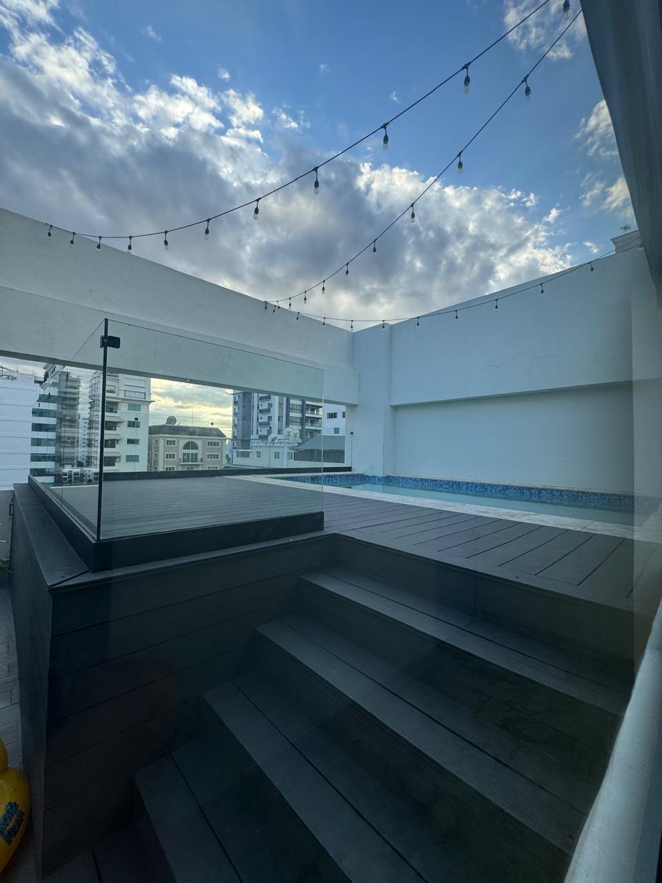 apartamentos - Rento apartamento amueblado moderno en Serralles  6