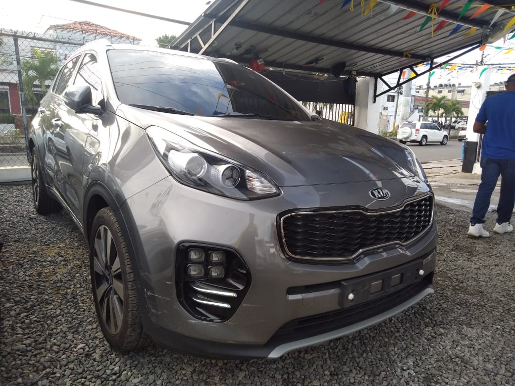 jeepetas y camionetas - KIA SPORTAGE 2018 GRIS 0