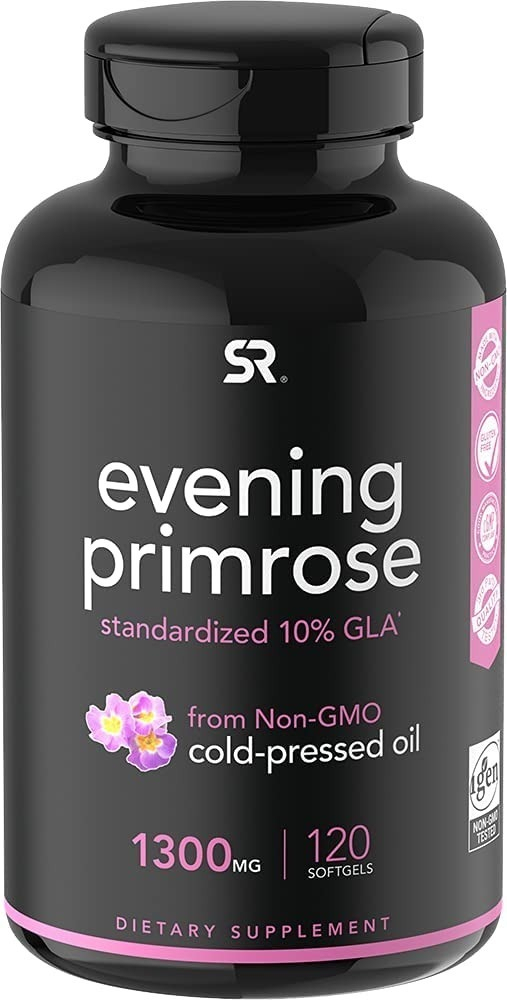 Salud y Equipamiento Médico - Aceite De Onagra 1300 Mg Sin Gmo Y Sin Gluten 120 Capsulas 0