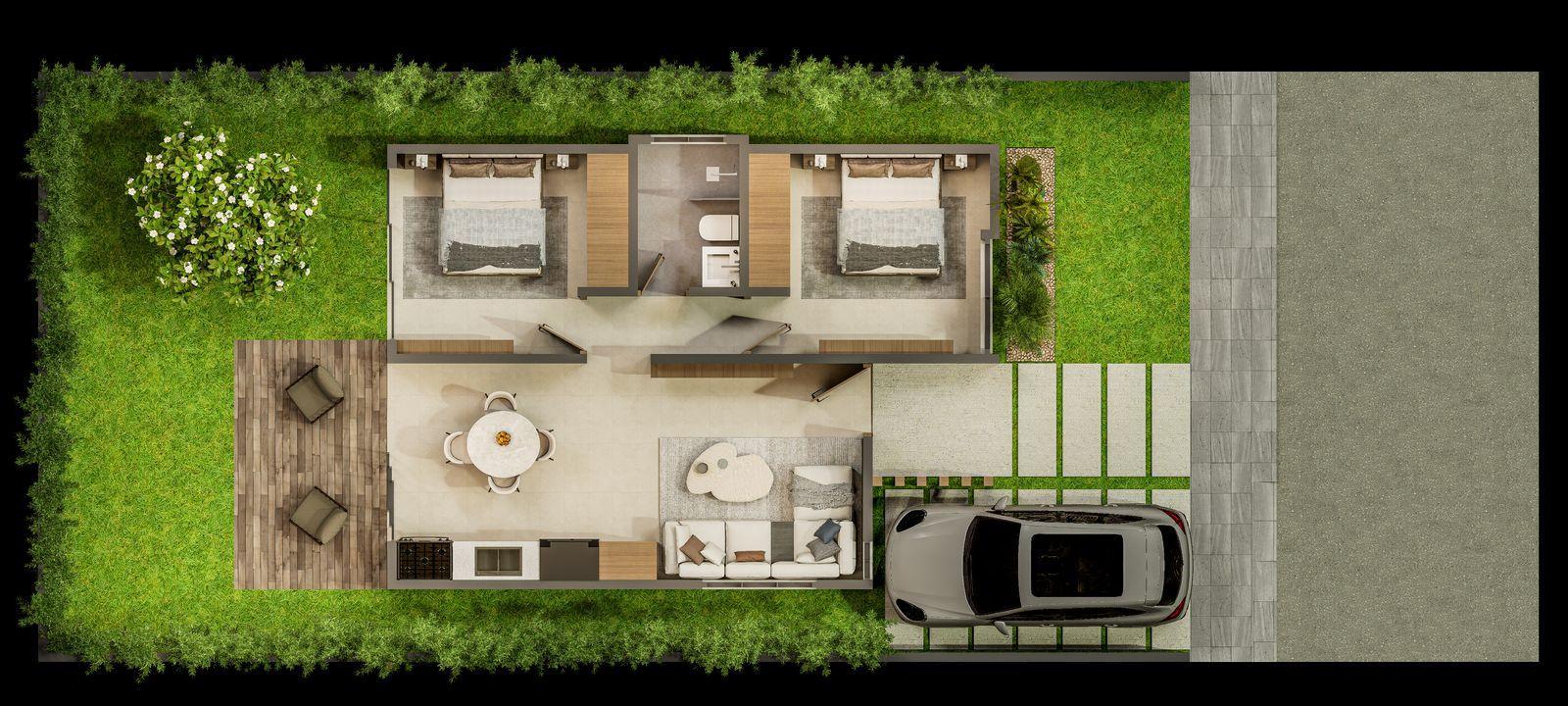 casas vacacionales y villas - LA VILLA QUE BUSCAS DE 1 Y 2 NIVELES A 3 MINUTOS PLAYA NAJAYO 2