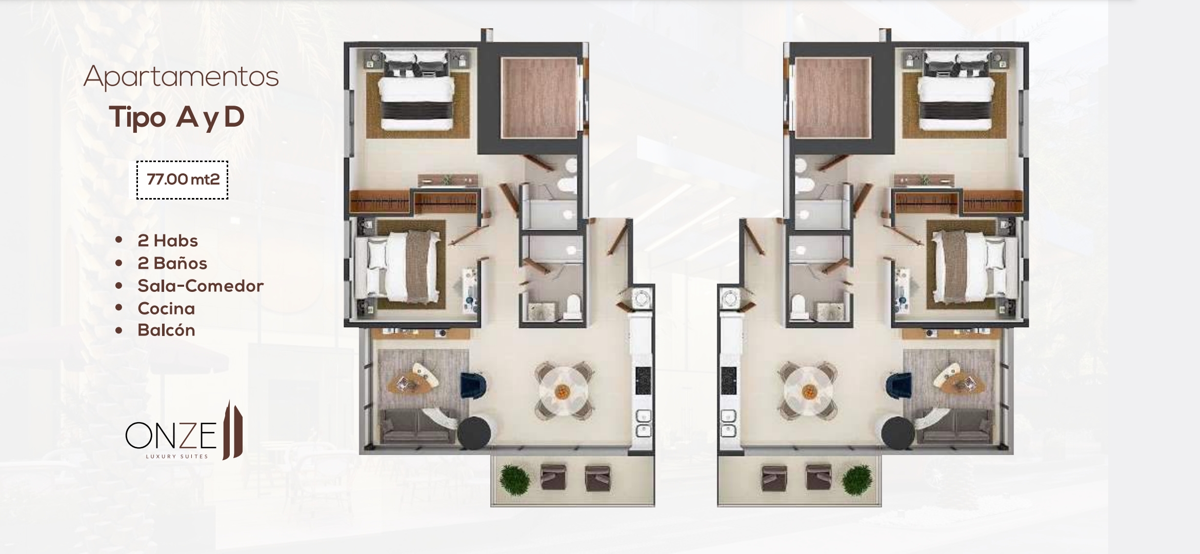 apartamentos - Onze Luxury Suites. Torre de lujo. Naco. 6