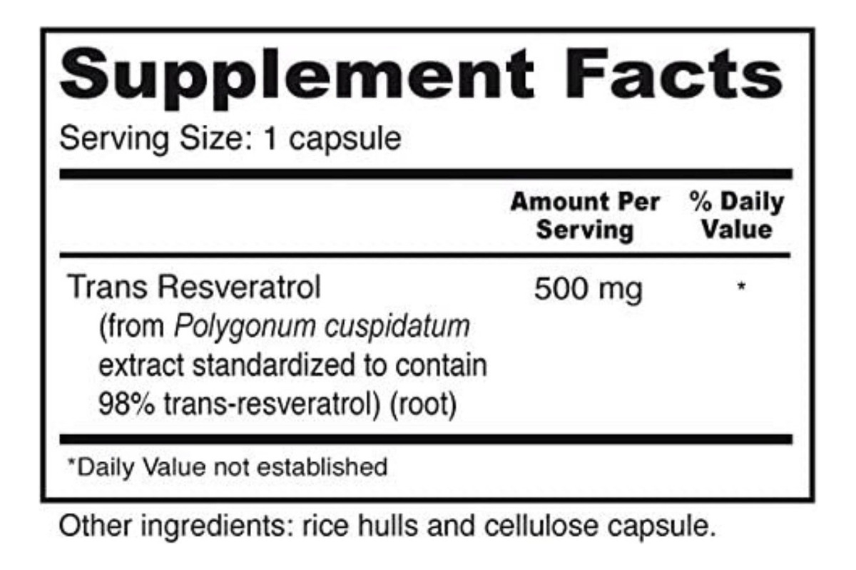Salud y Equipamiento Médico - Resveratrol Wellness Resources - U - Unidad A $3732 1