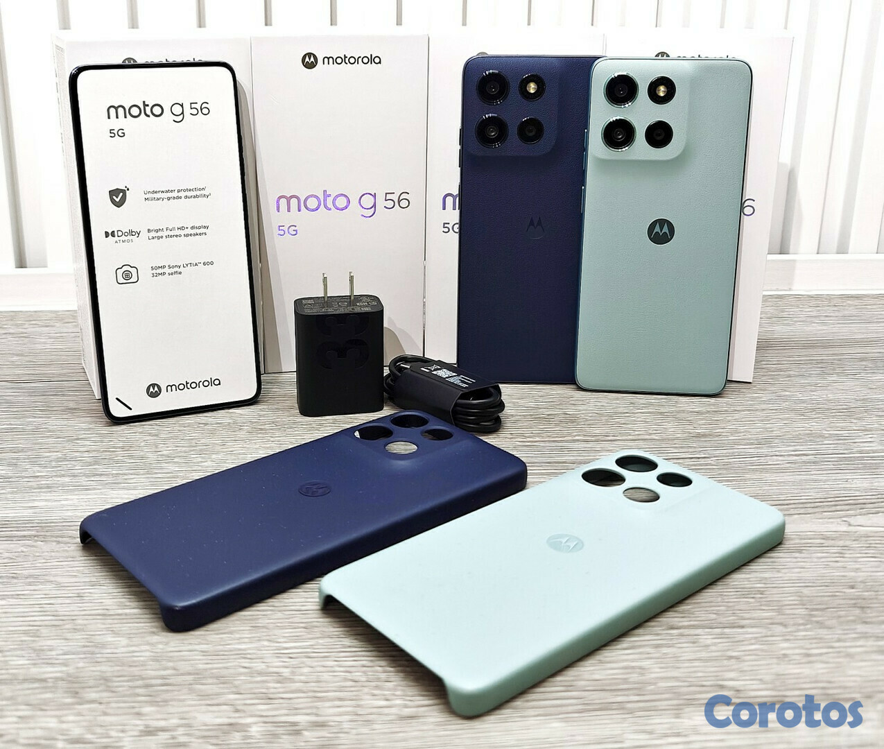 celulares y tabletas - 
MOTOROLA MOTO G56 5G NUEVO DE CAJA 256GB 24GB RAM
