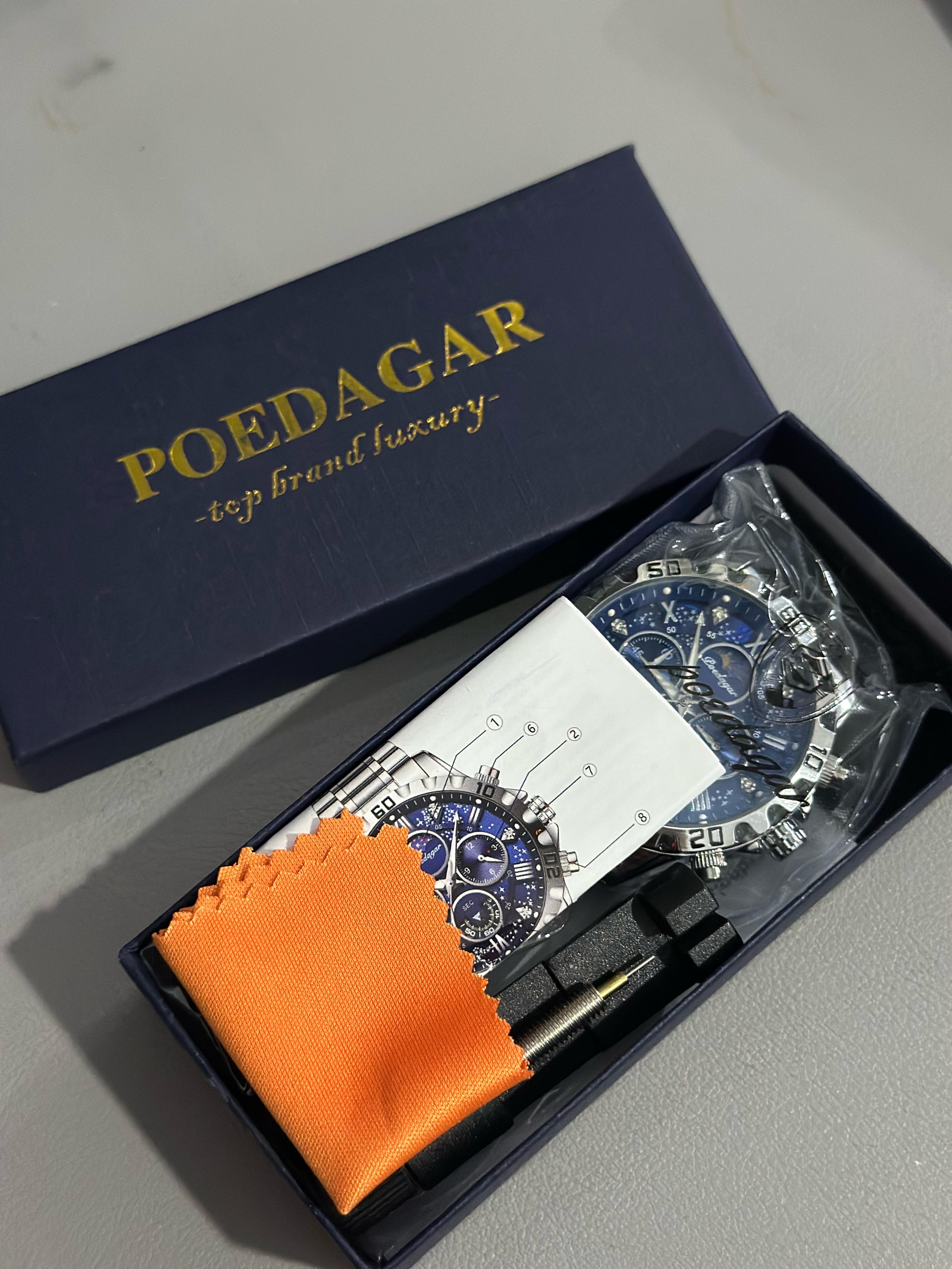 joyas, relojes y accesorios - Reloj de cuarzo con cronógrafo para caballero  4