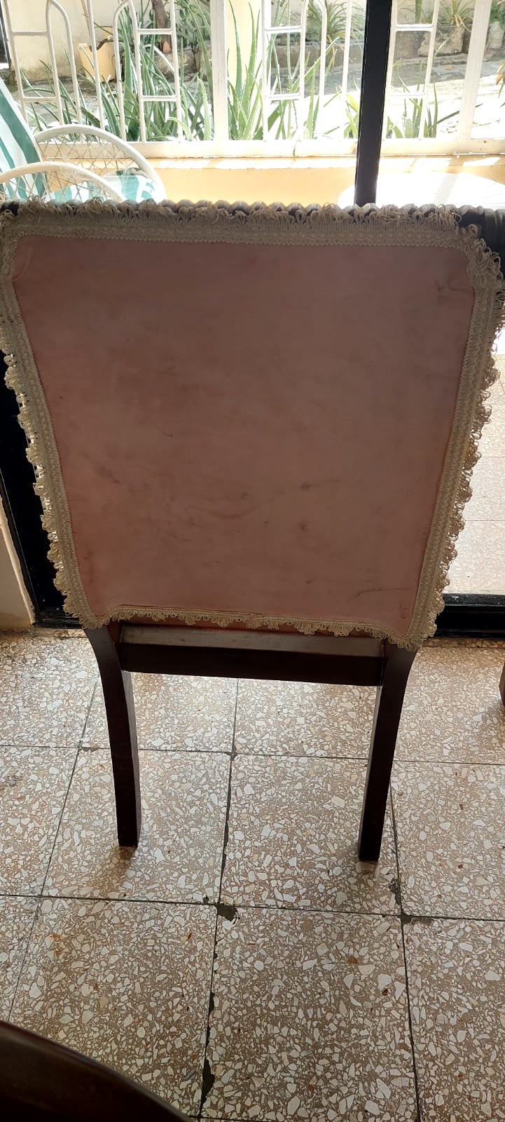 muebles y colchones - Sillas forradas en caoba centenaria 2