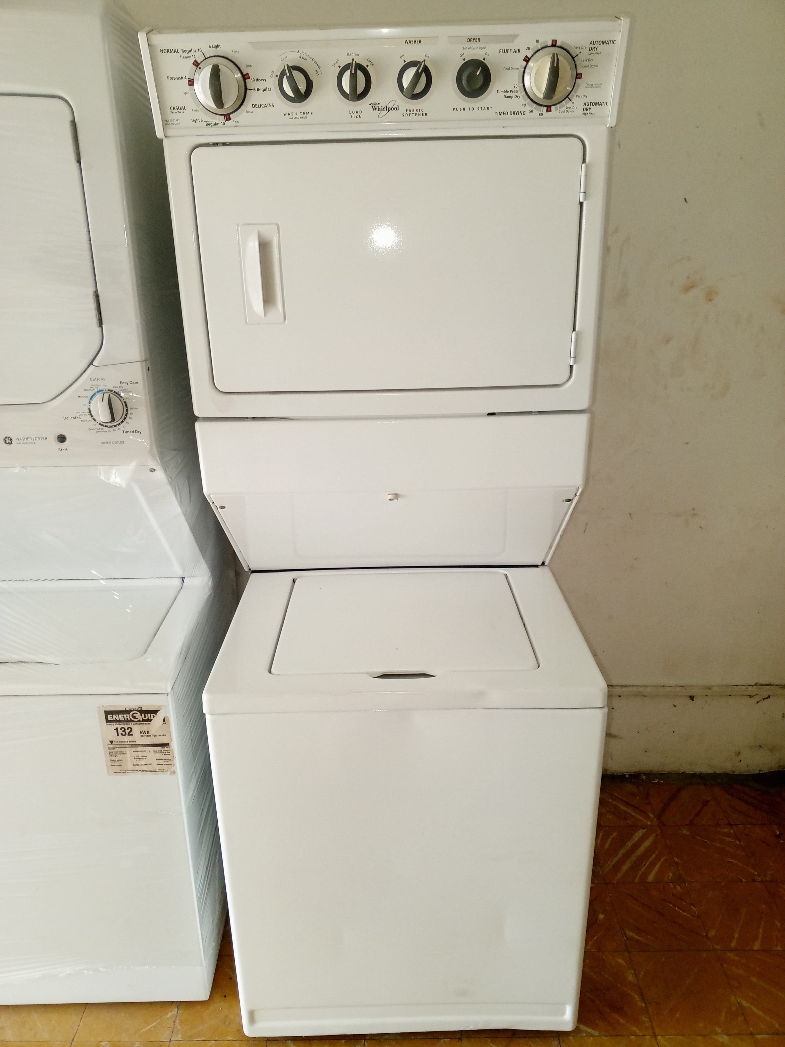 electrodomesticos - Lavadora Tipo torre (Whirpool) a gas

