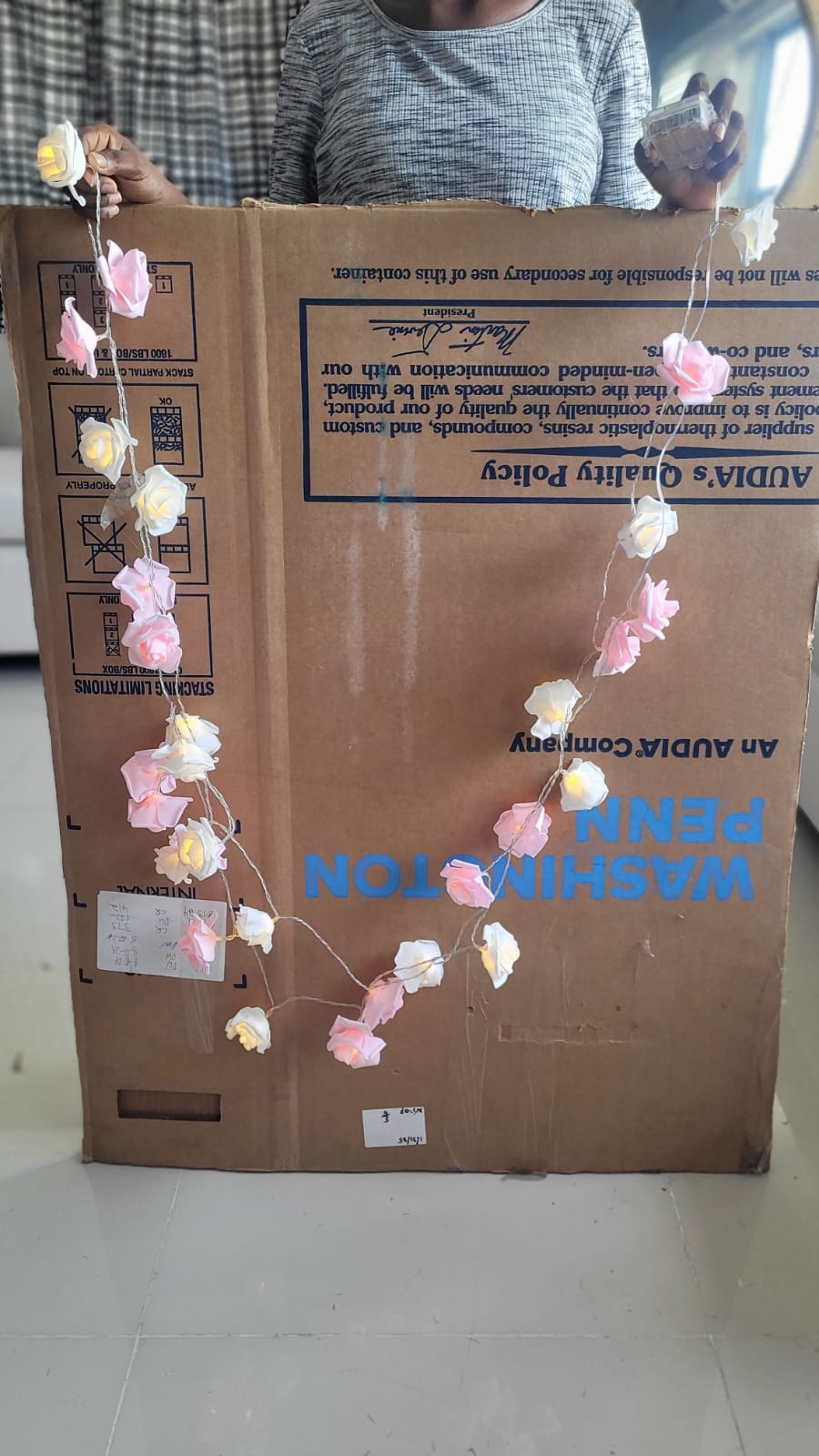 decoración y accesorios - Extensión de Flores con luces  5