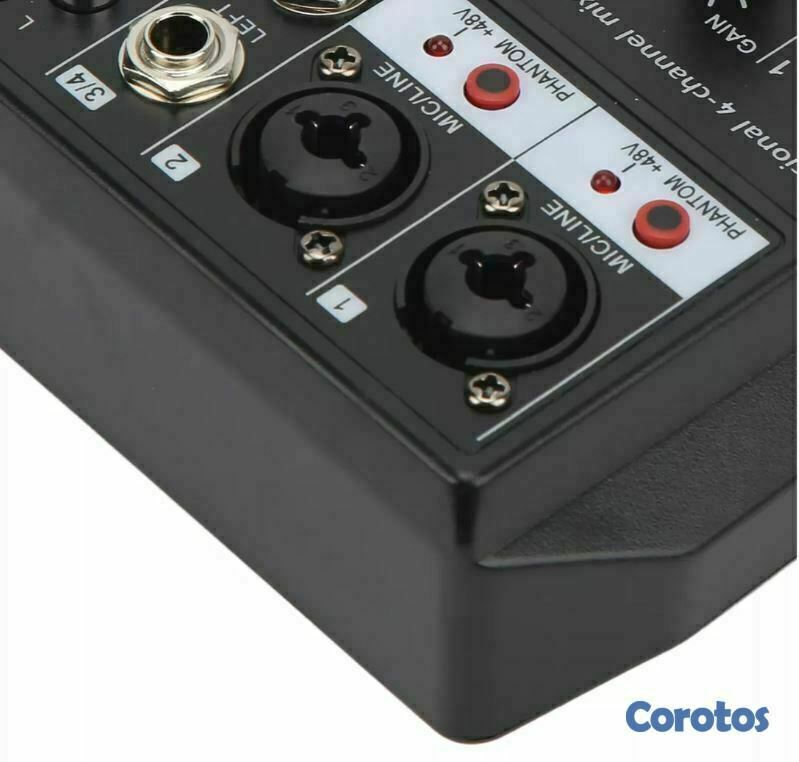 otros electronicos - Mezcladora de 2 canales con usb 2.0 4