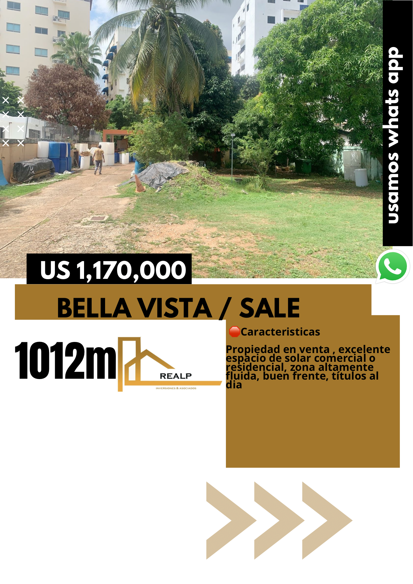 solares y terrenos - Solar en Venta en Bella vista 