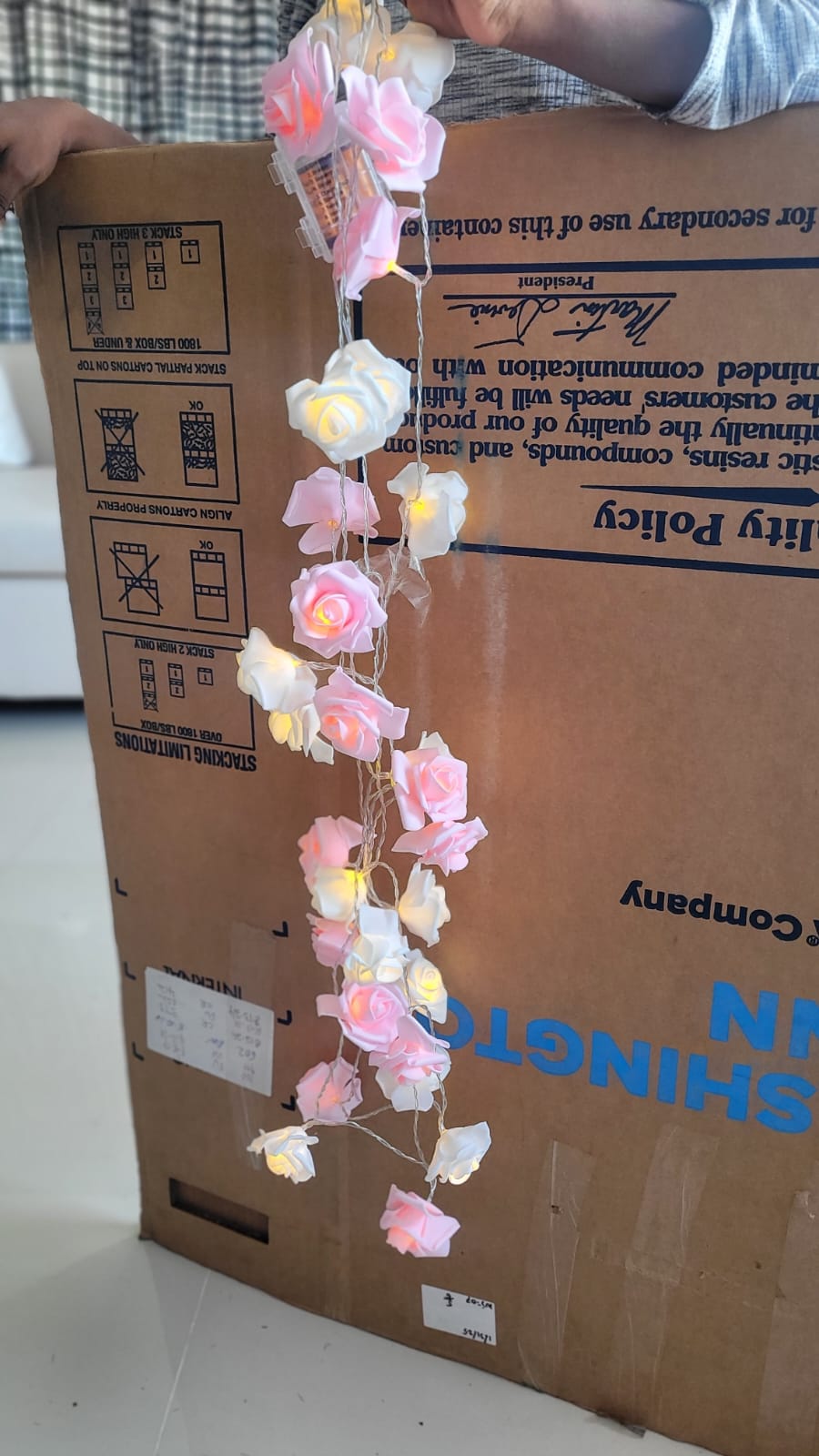 decoración y accesorios - Extensión de Flores con luces  6