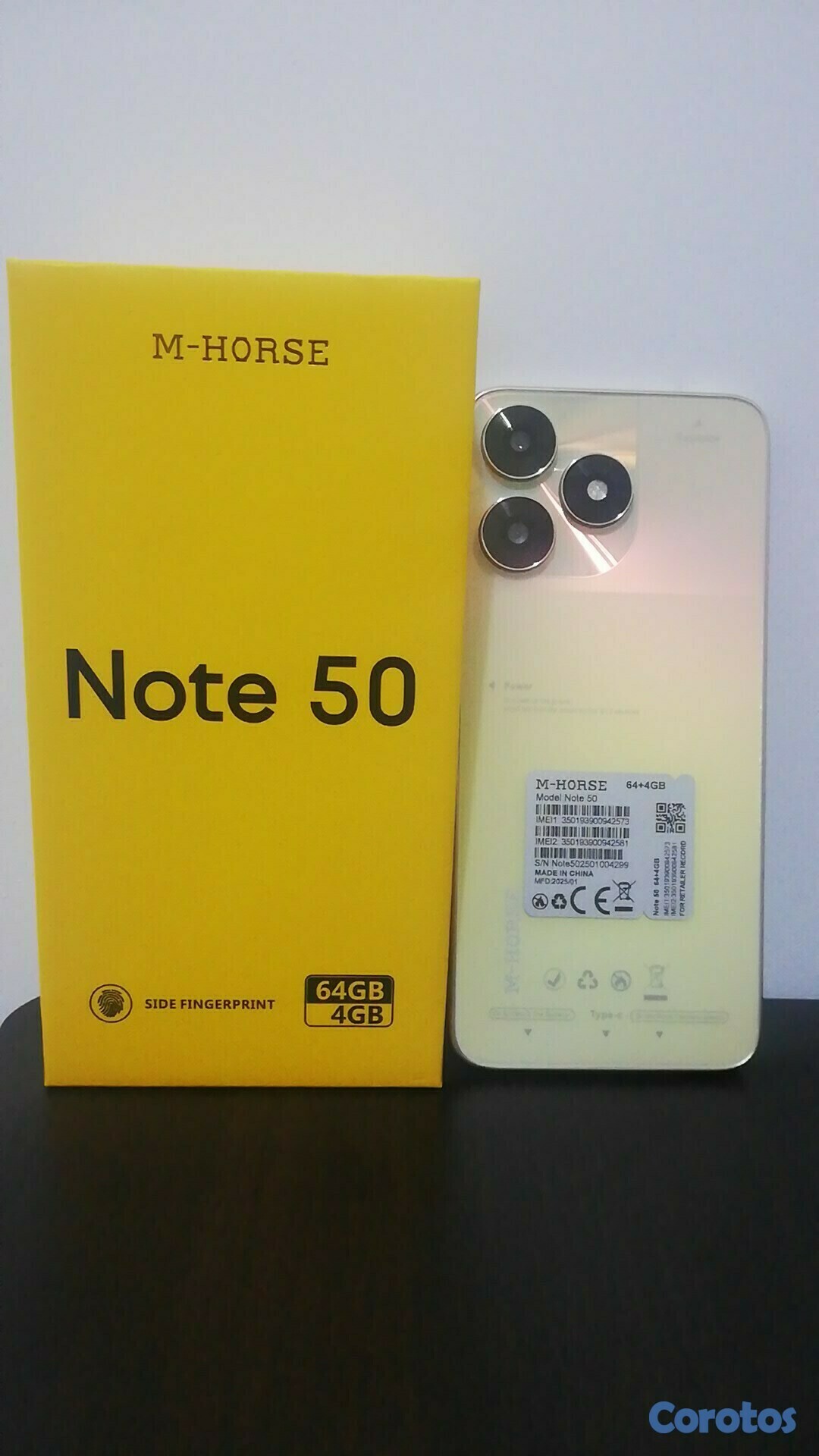 celulares y tabletas - TELEFONO M HORSE NOTE 50 64 4GB 2