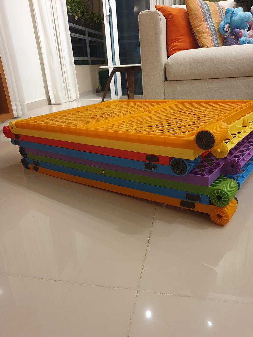 muebles - Reja de seguridad corral para niños y bebés 1