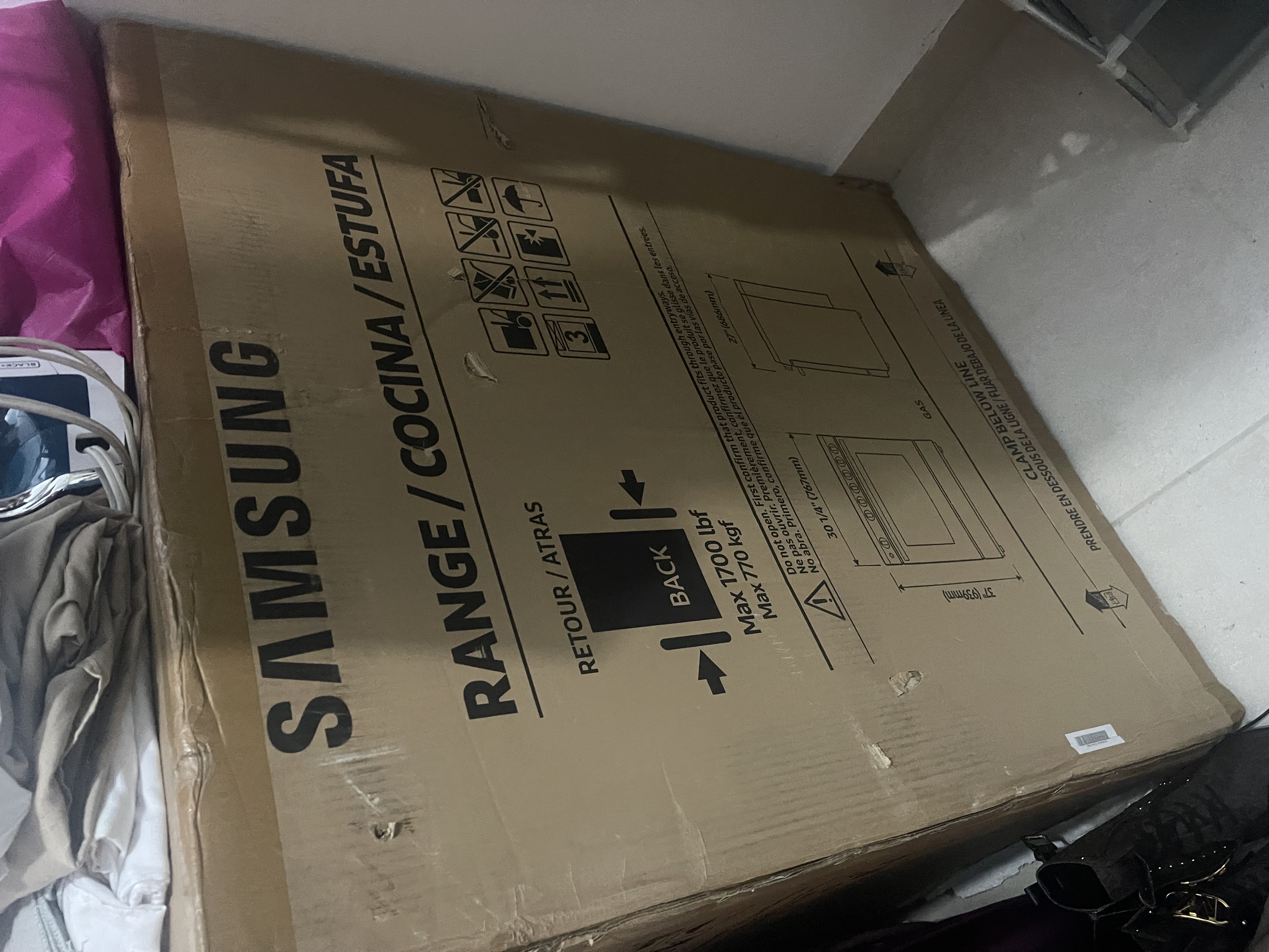 electrodomesticos - vento estufa samsung, nueva en su caja