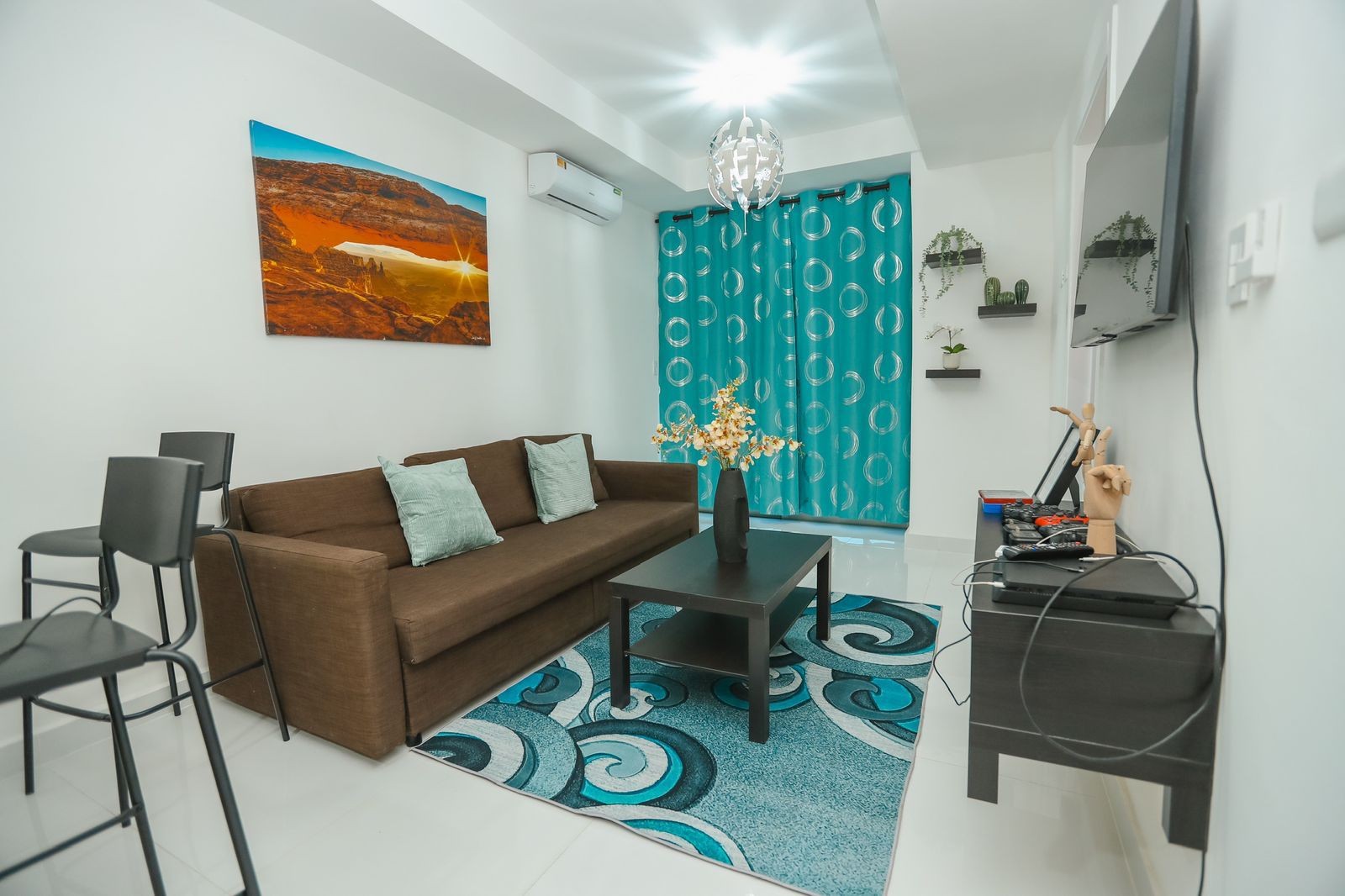 apartamentos - Se alquila apartamento amueblado en Urbanización Real 0