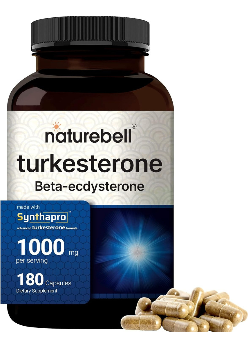 Salud y Equipamiento Médico - Suplemento De Turkesterona Naturebell 500mg | 180 Capsulas -