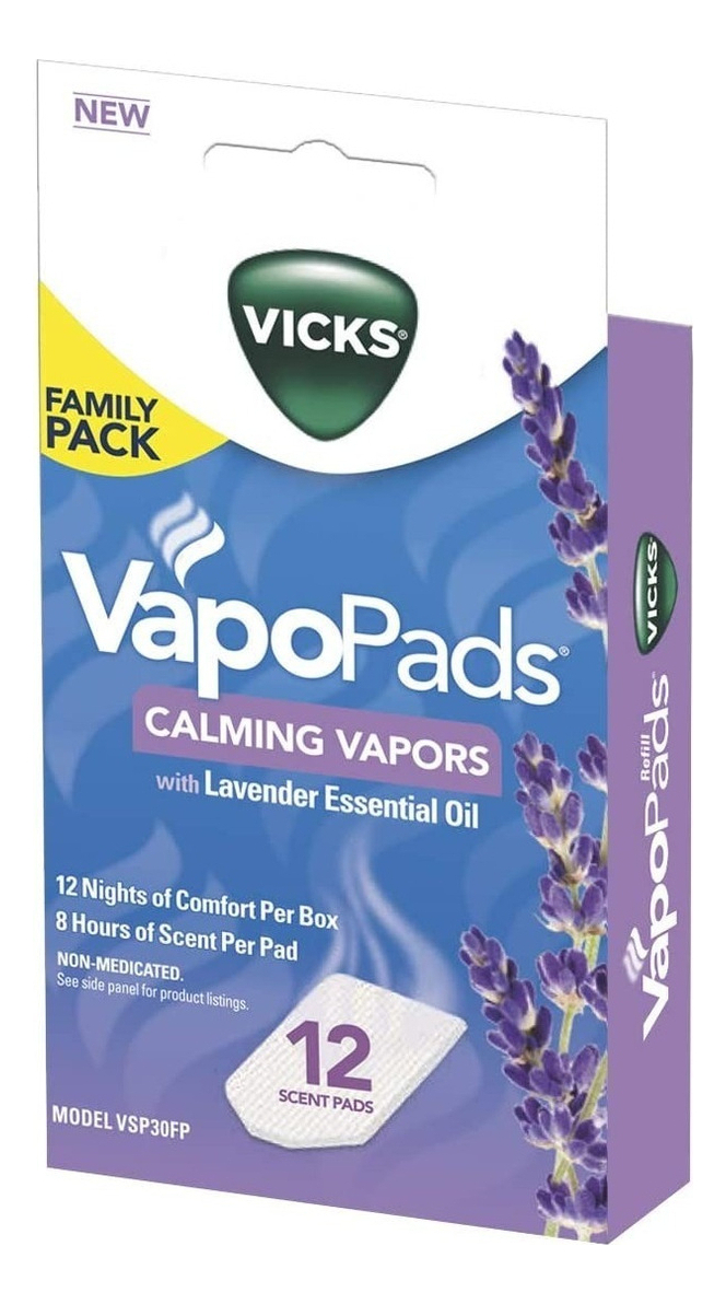 Salud y Equipamiento Médico - Vapo Pads Vicks Repuestos Para Humidificador Sueño  X12