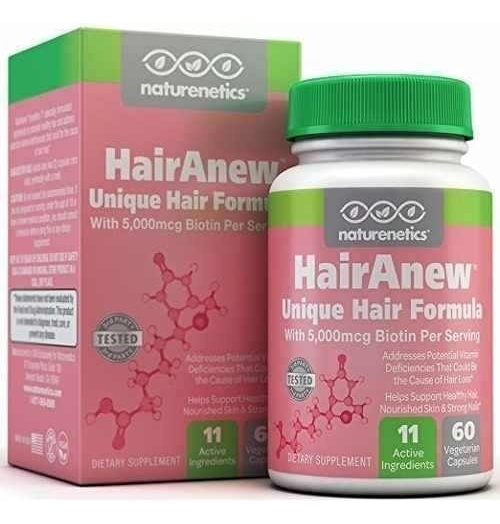 Salud y Equipamiento Médico - Hairanew Vitaminas Únicos Crecimiento Del Pelo Con Biotina 1